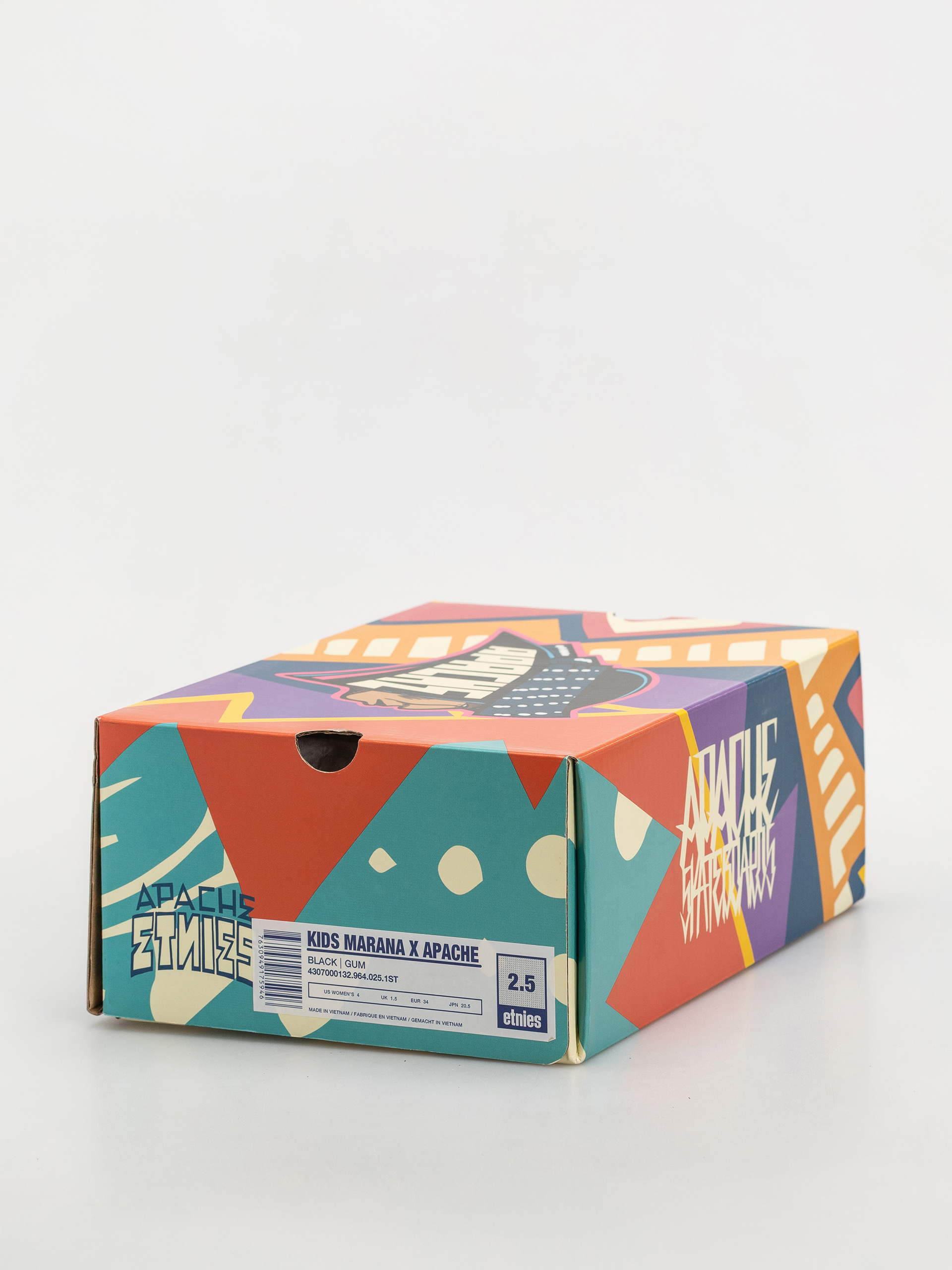 Etnies Kids Marana X Apache JR Schuhe (black/gum)