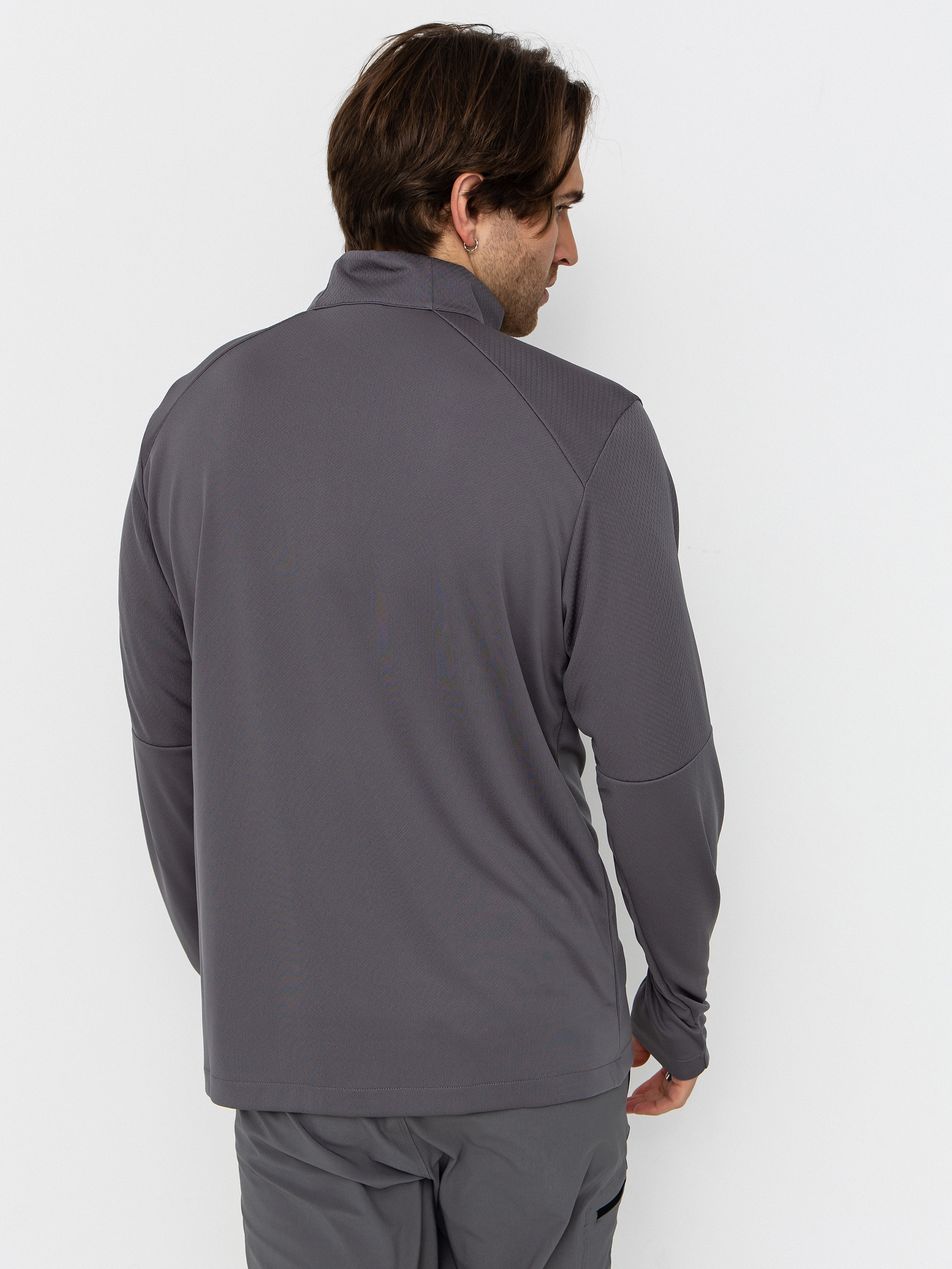 Columbia Fleece Tech Knit 1/4 Zip - grey (city grey/blac)