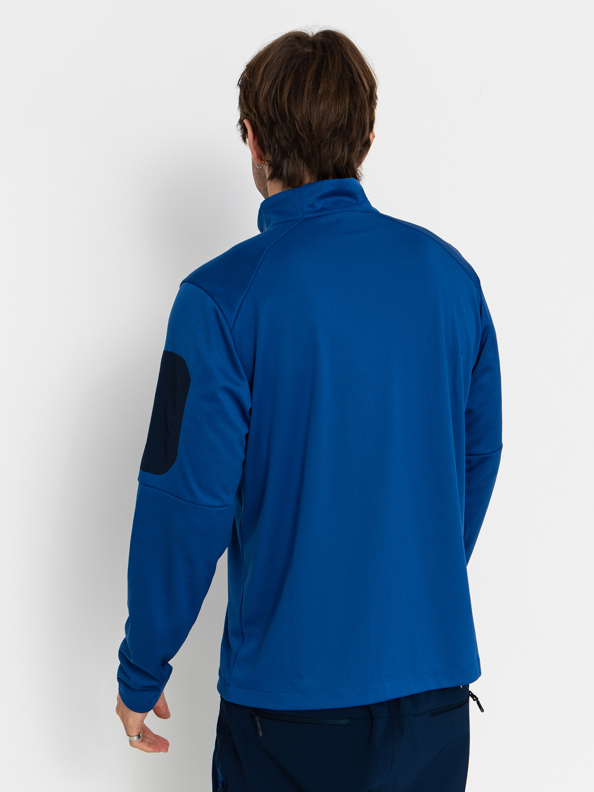 Columbia Fleece Tech Knit 1/4 Zip - blue (mtn blue/coll)
