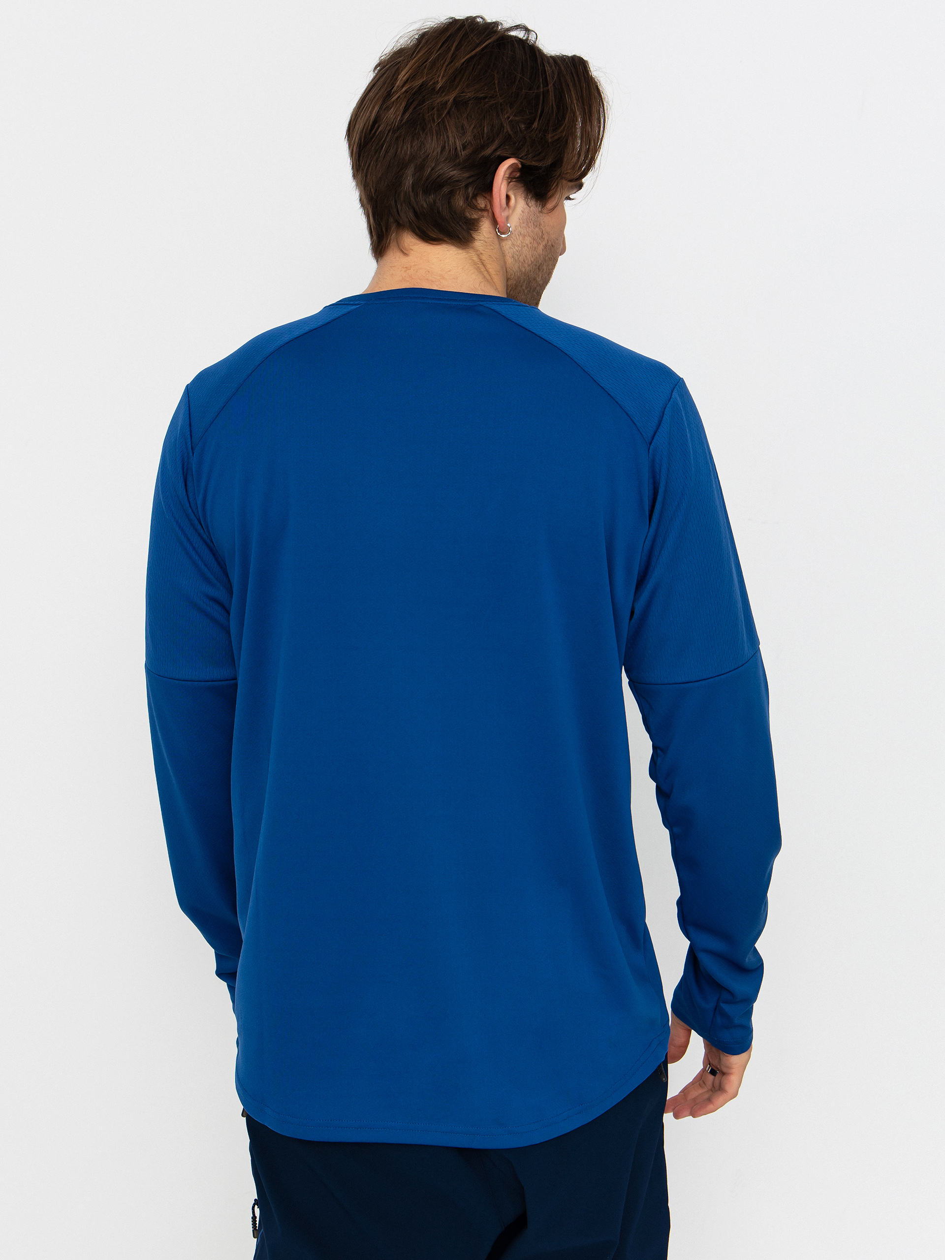 Columbia Longsleeve Tech Knit Crew (mtn blue/coll)