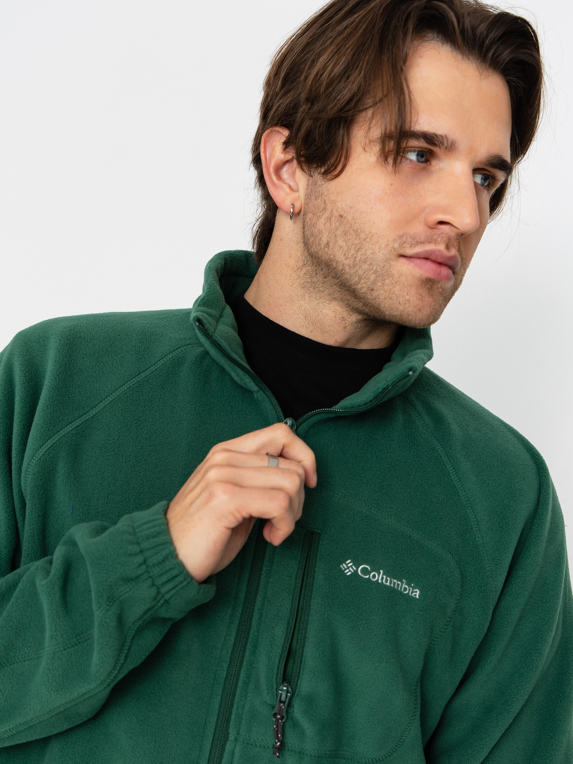 Herren Columbia Fleece Jacke Fast Trek II Full Zip (rain forest)