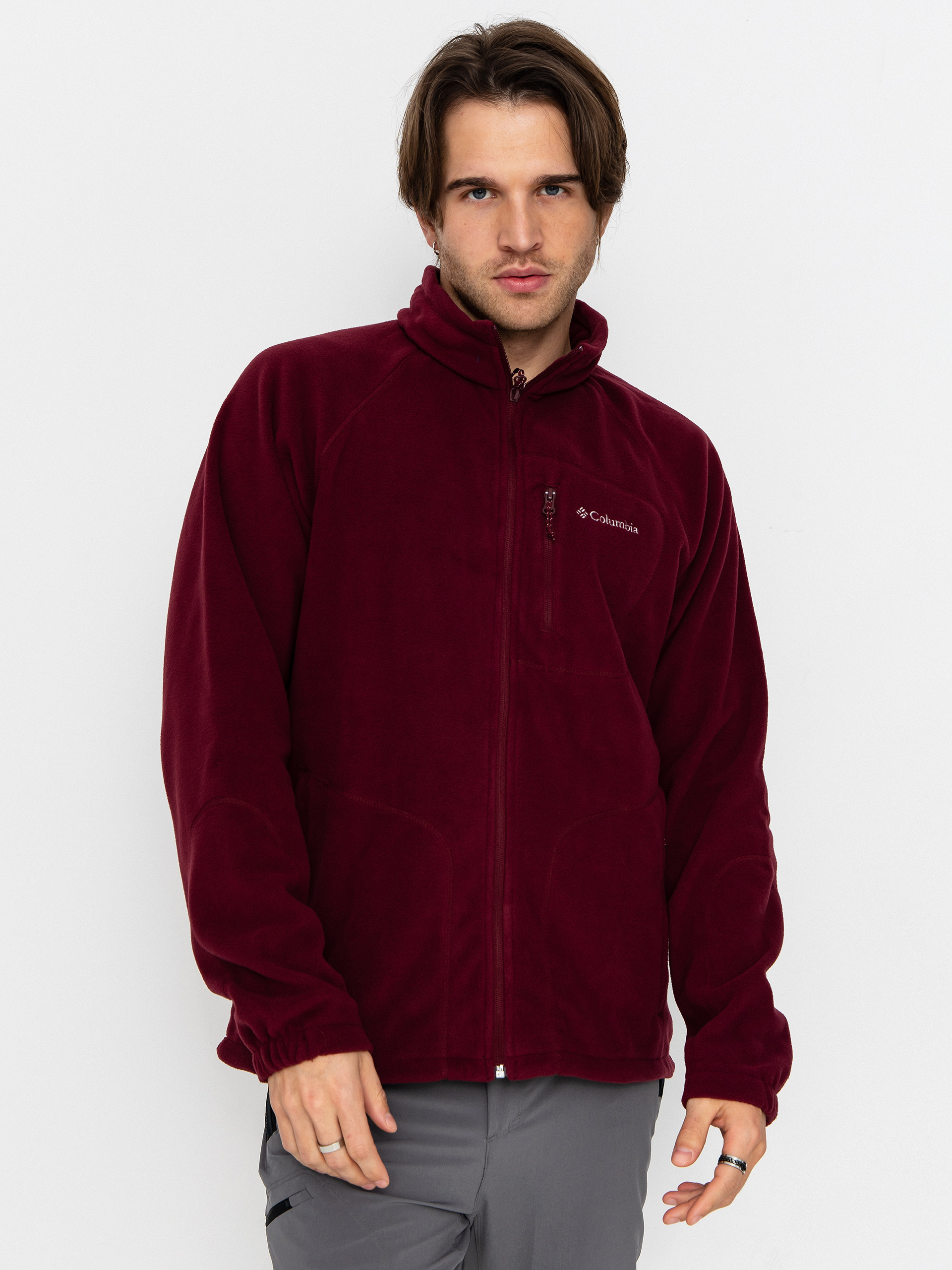 Columbia Fleece Jacke Fast Trek II Full Zip (rich wine)