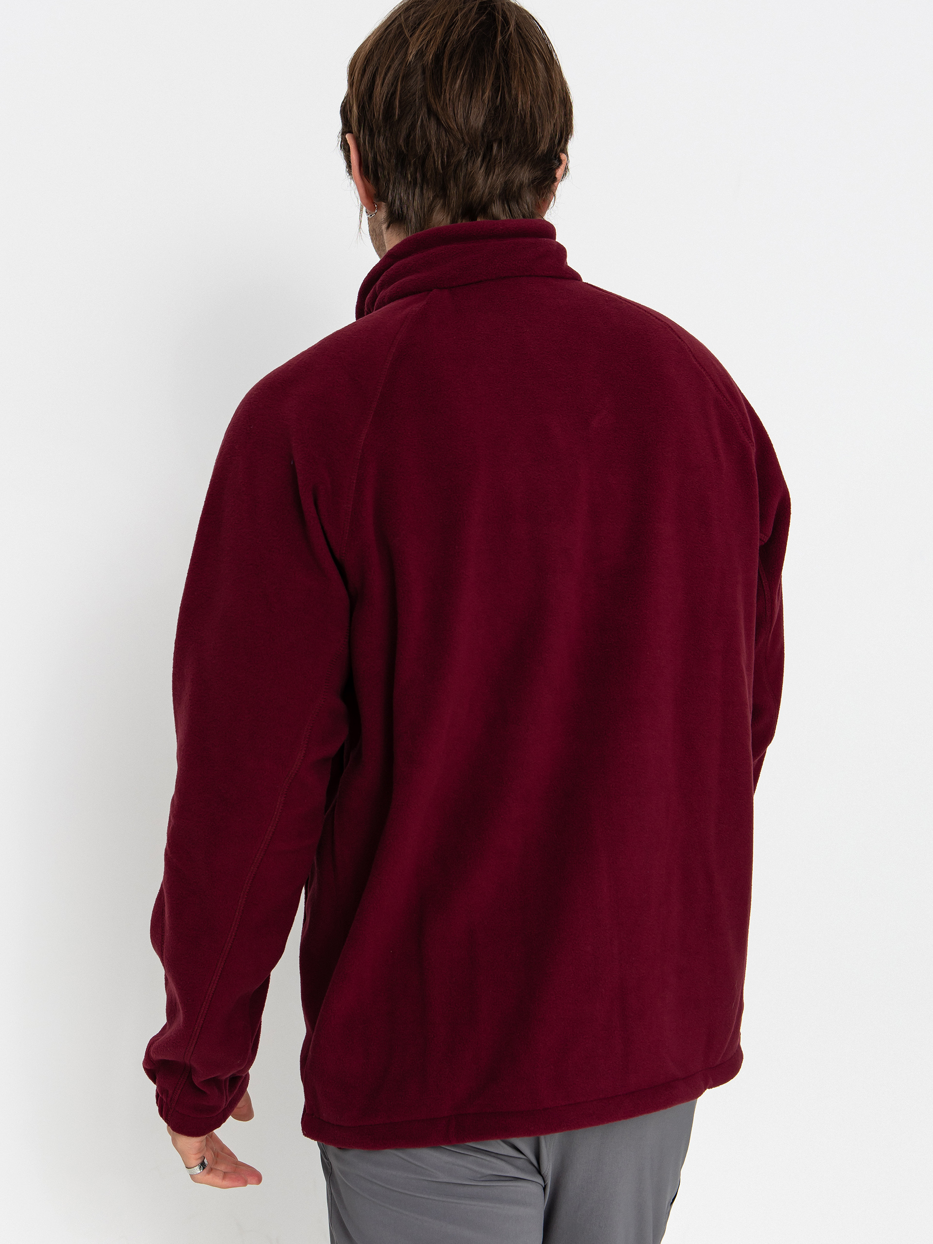 Mens Columbia Fleece  Fast Trek II Full Zip (rich wine)