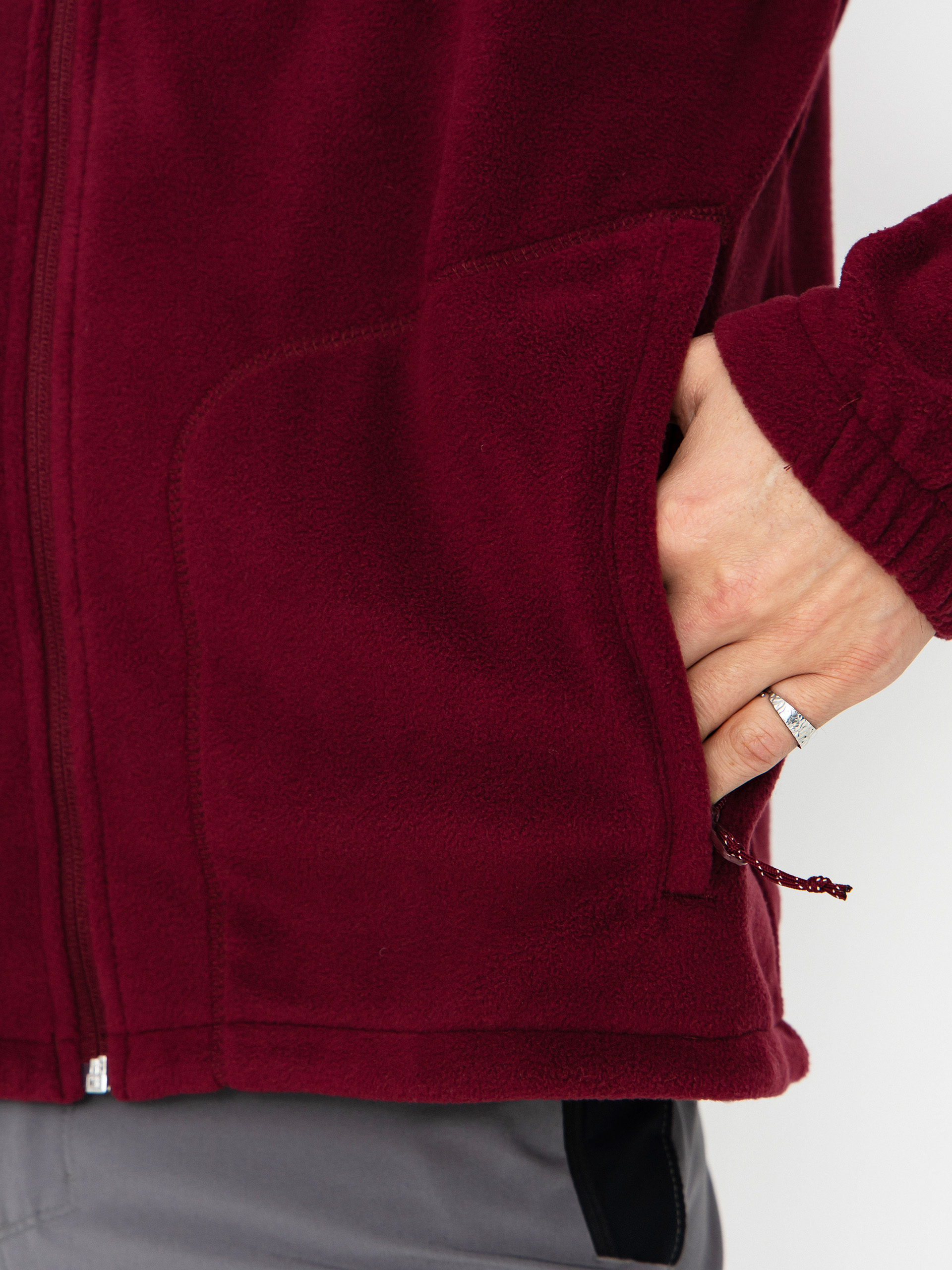 Herren Columbia Fleece Jacke Fast Trek II Full Zip (rich wine)