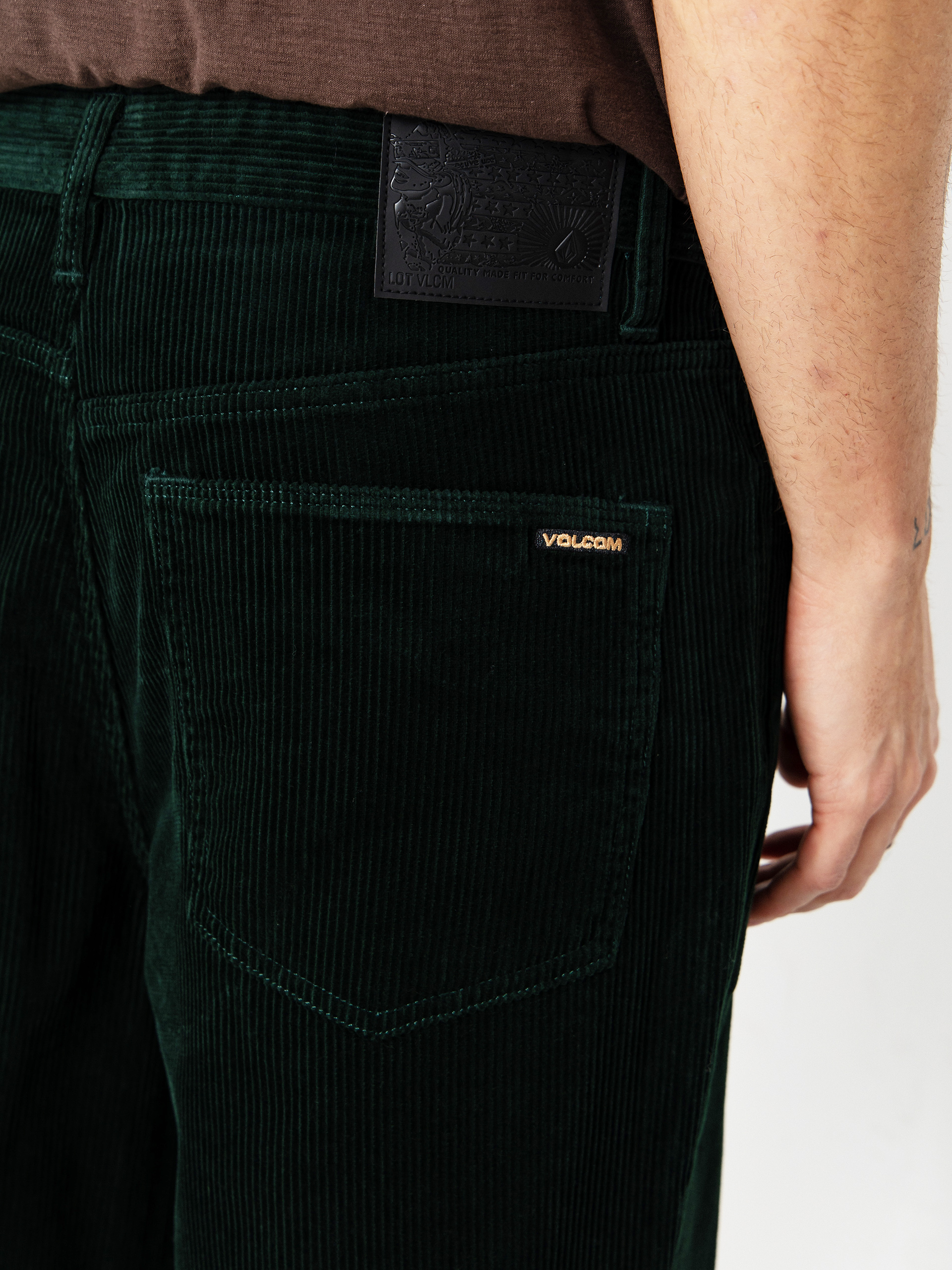 Volcom Billow Tapered Cord Pants (scarab)