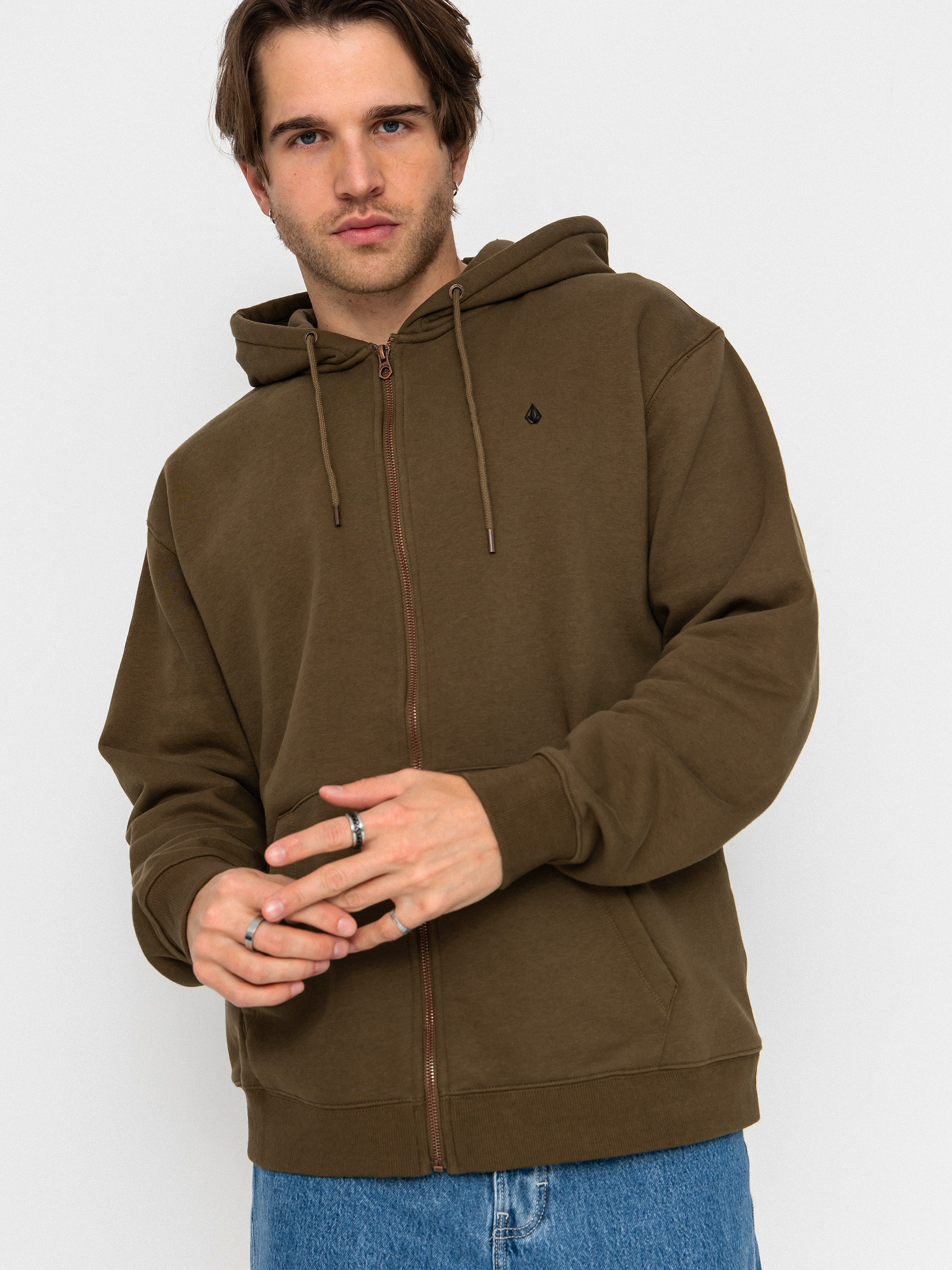 Volcom Hoodie Single Stone ZHD - brown (sage leaf) Volcom Hoodie Single Stone ZHD - brown (sage leaf)