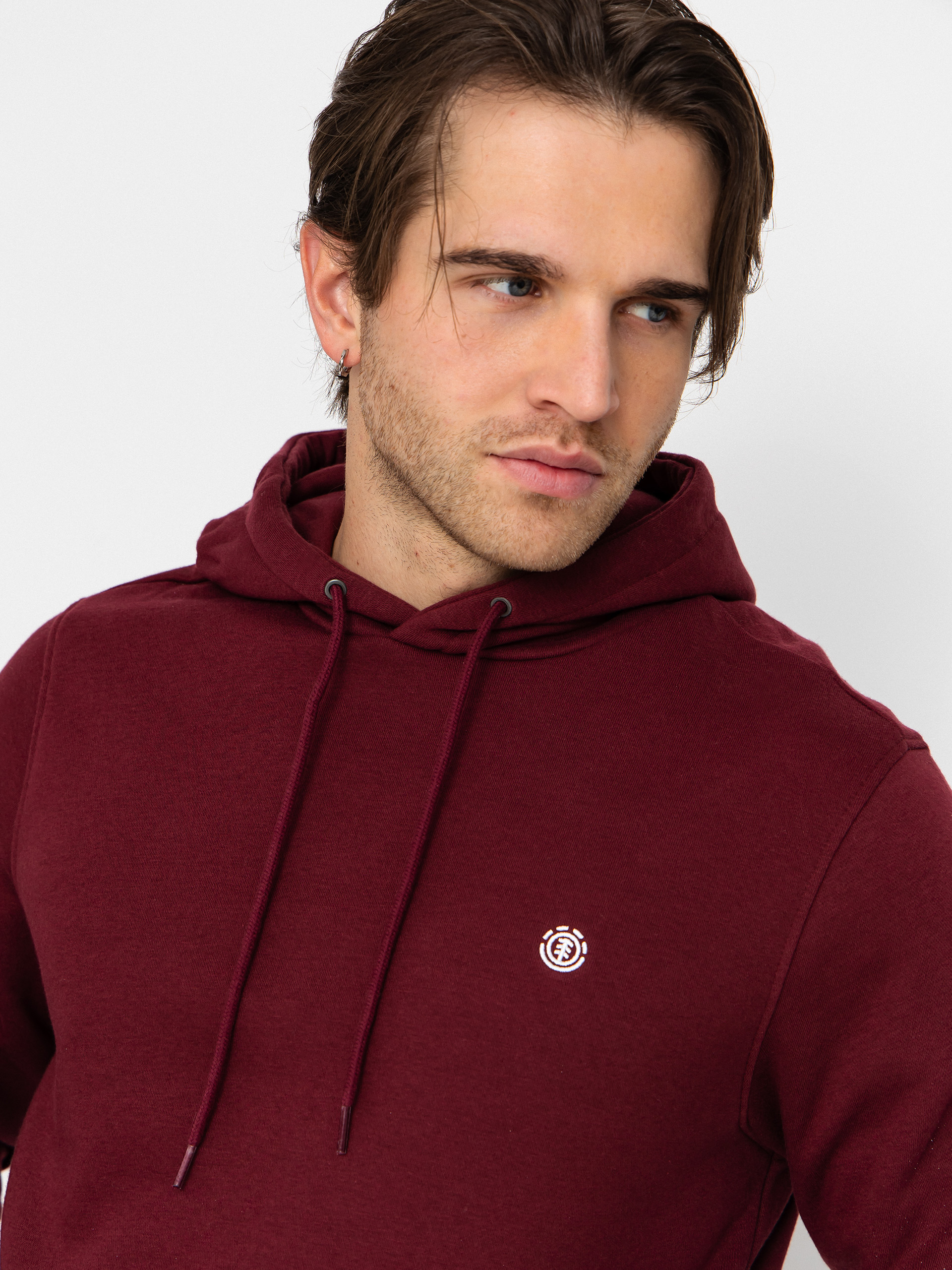 Element Icon Embroidery HD Hoodie (zinfandel)