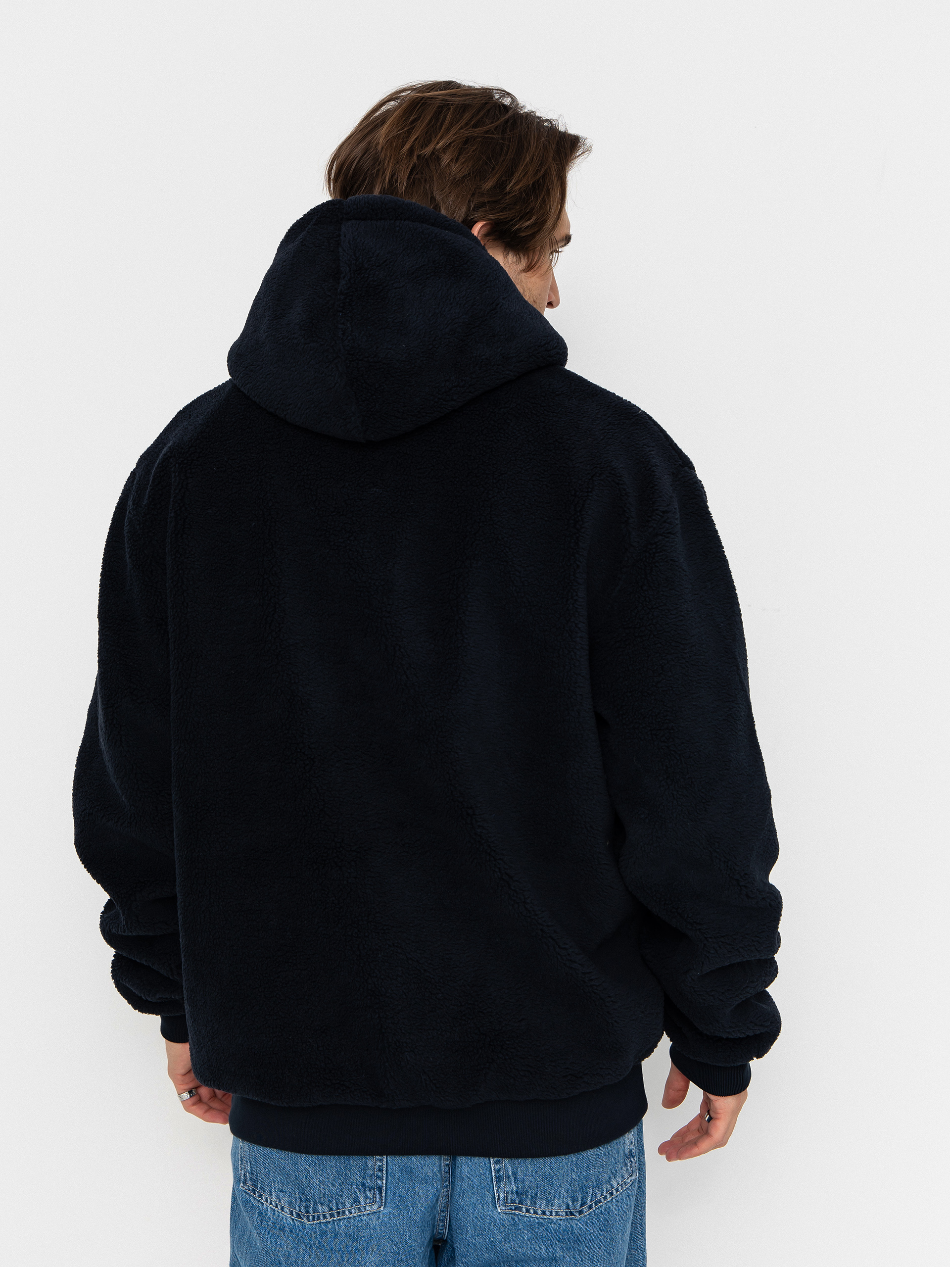 MassDnm Patch Teddy Hoody Jacket (navy)