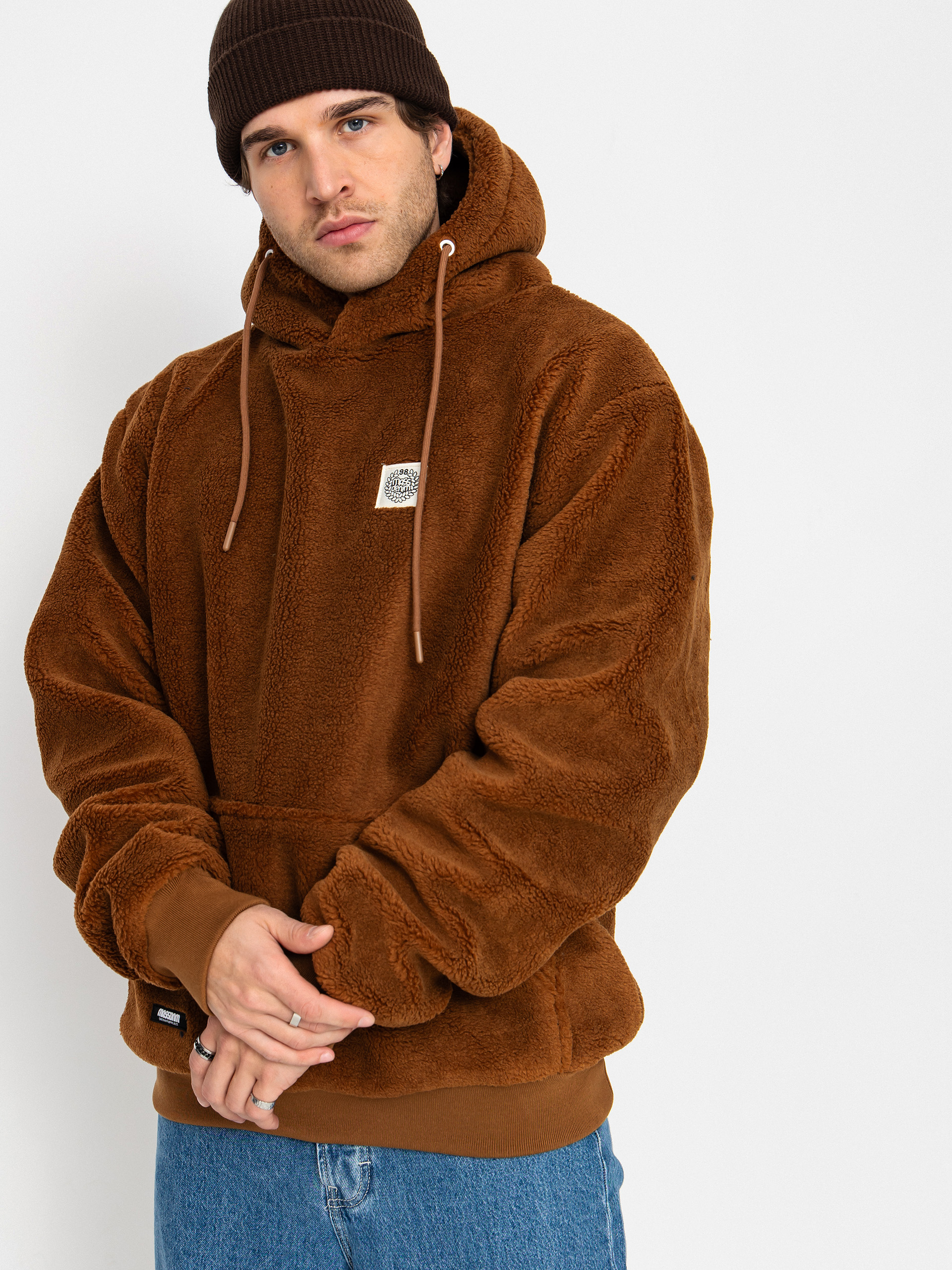 MassDnm Patch Teddy Hoody Jacke