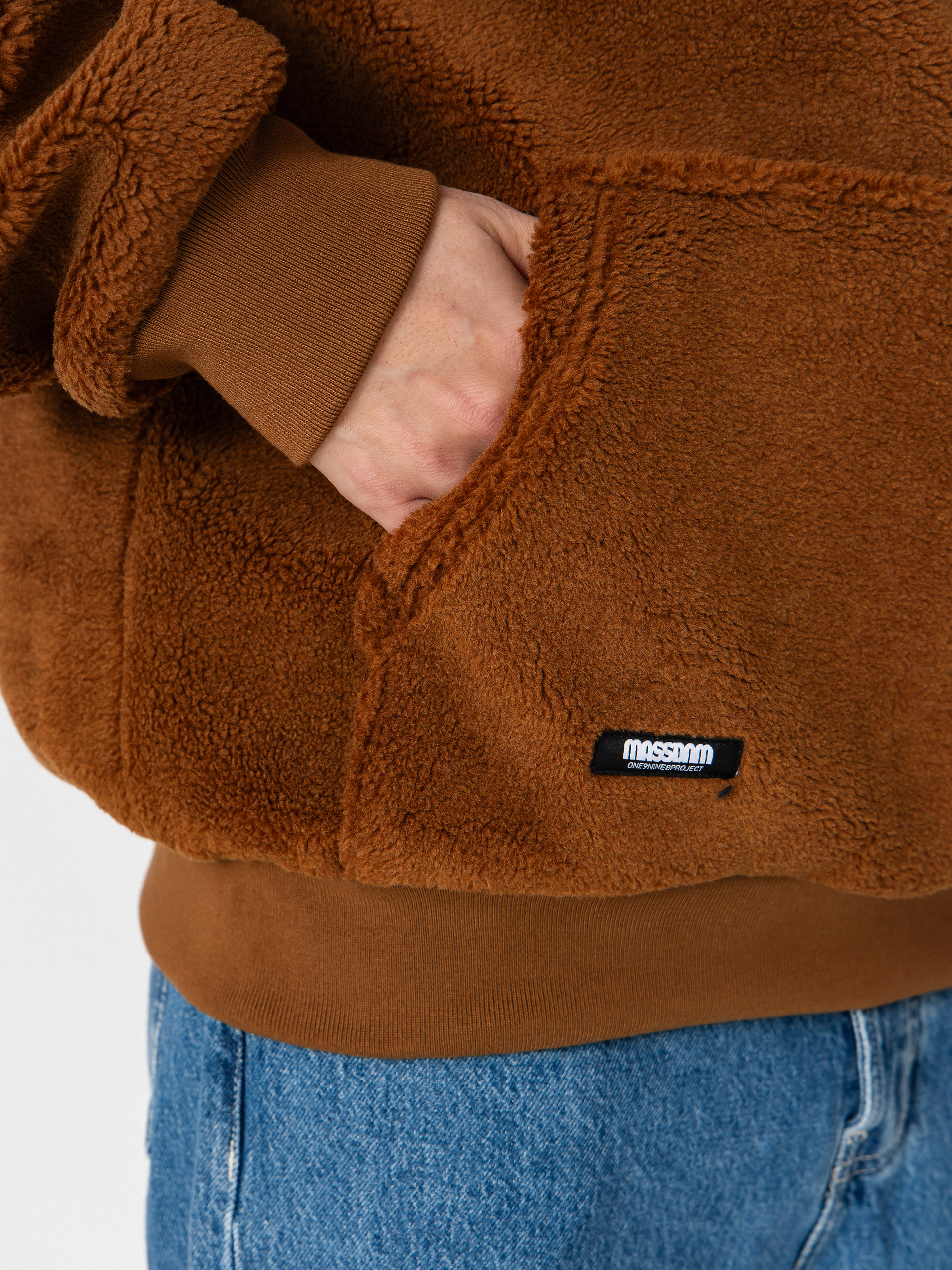 MassDnm Patch Teddy Hoody Jacket (timbo)