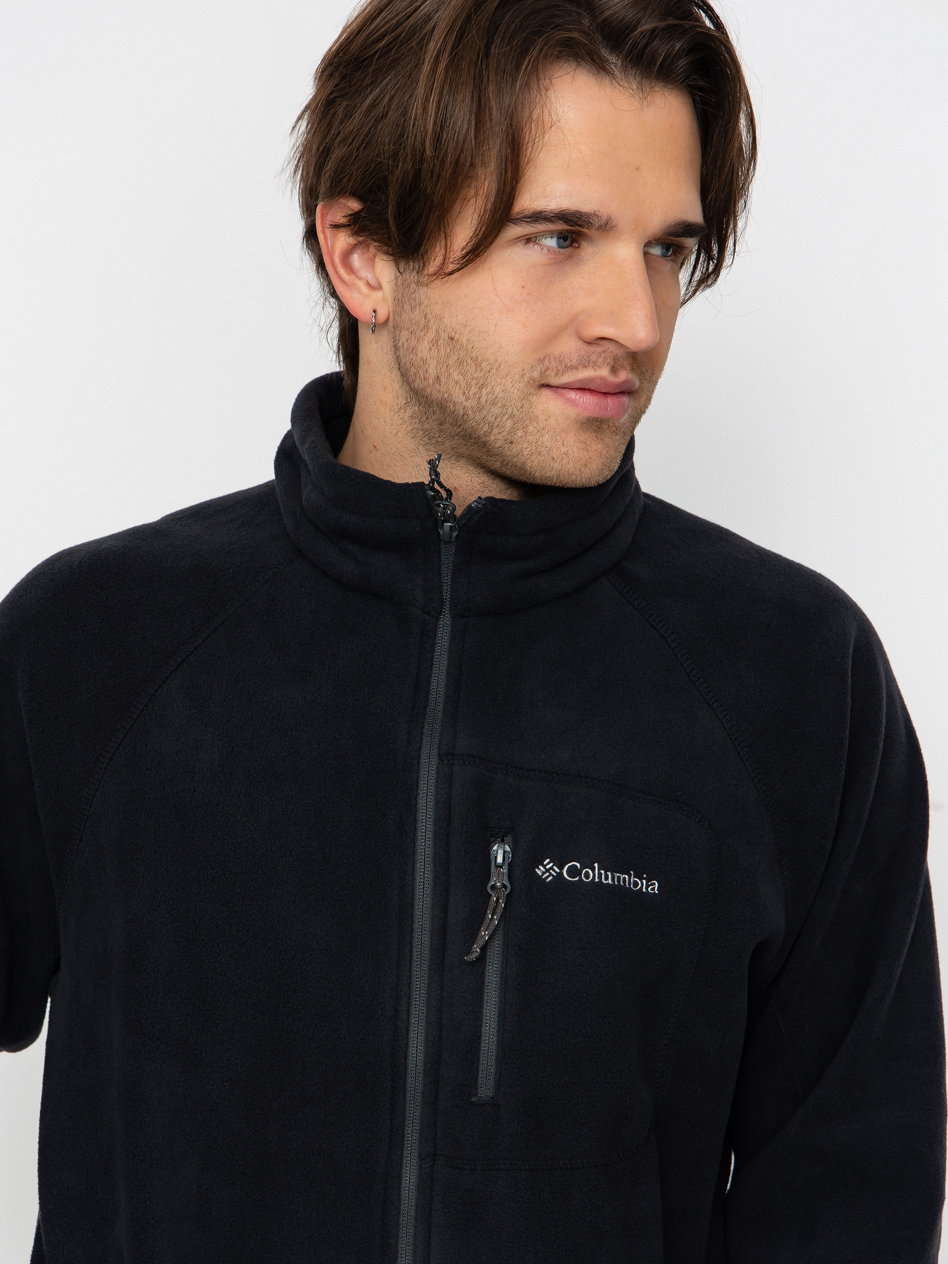 Mens Columbia Fleece  Fast Trek II Full Zip (black)