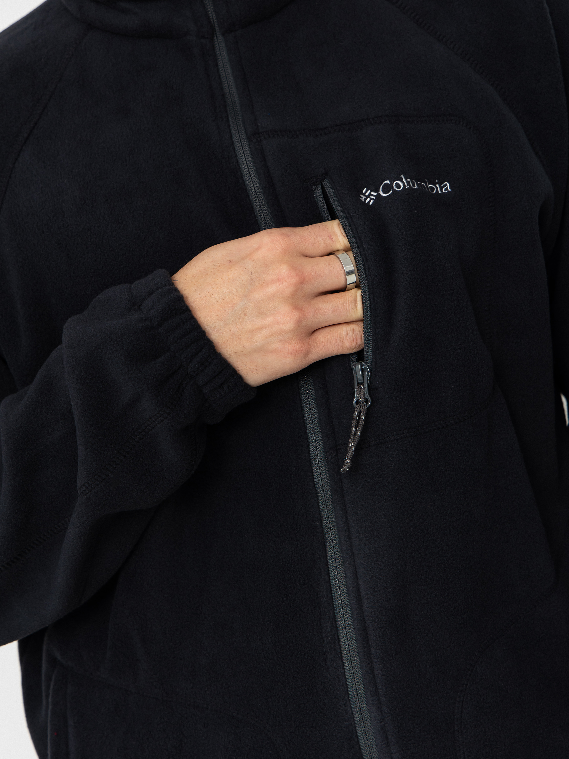 Herren Columbia Fleece Jacke Fast Trek II Full Zip (black)