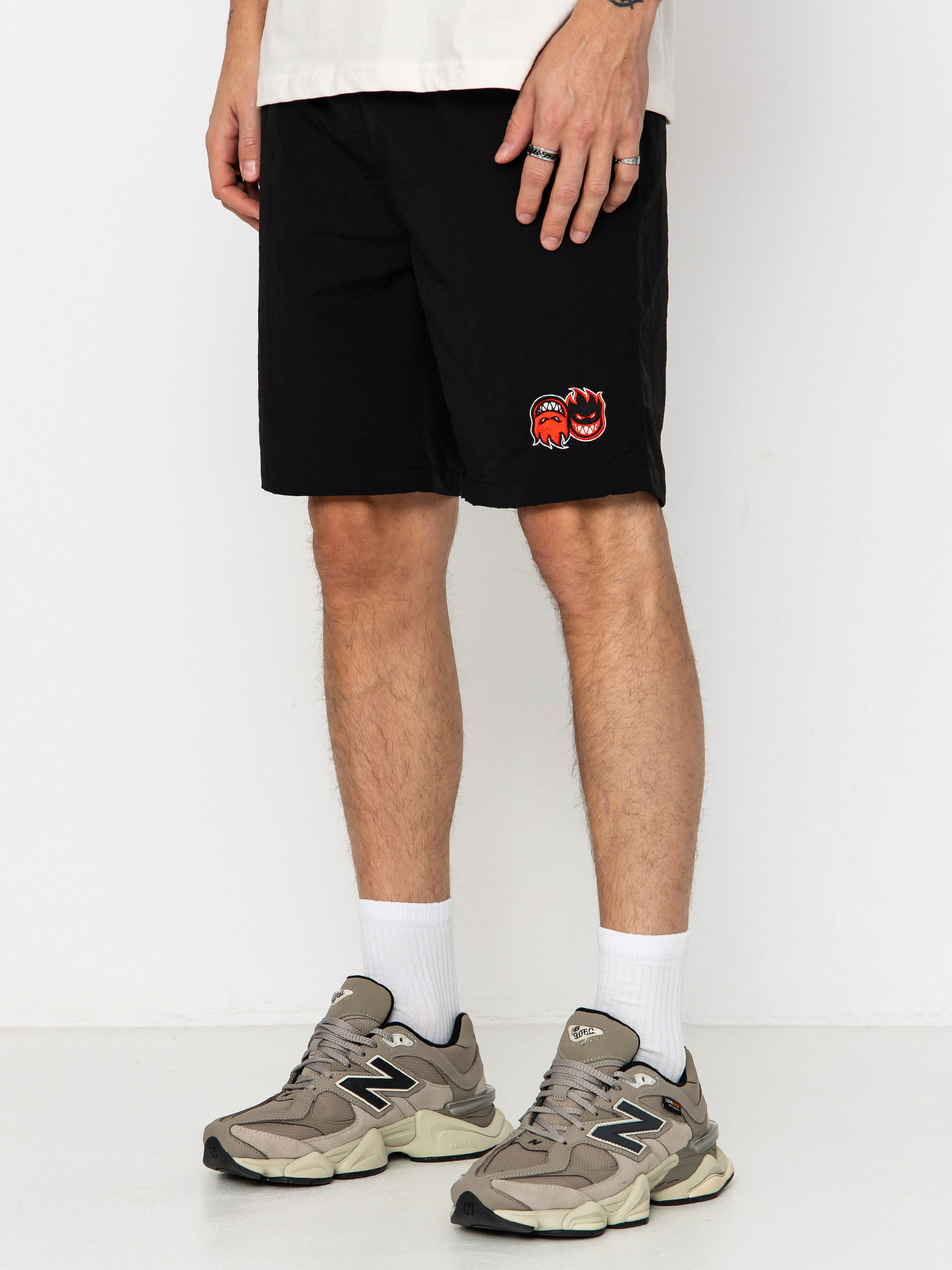Spitfire Eternal Shorts (black w/red white&black embroidery)