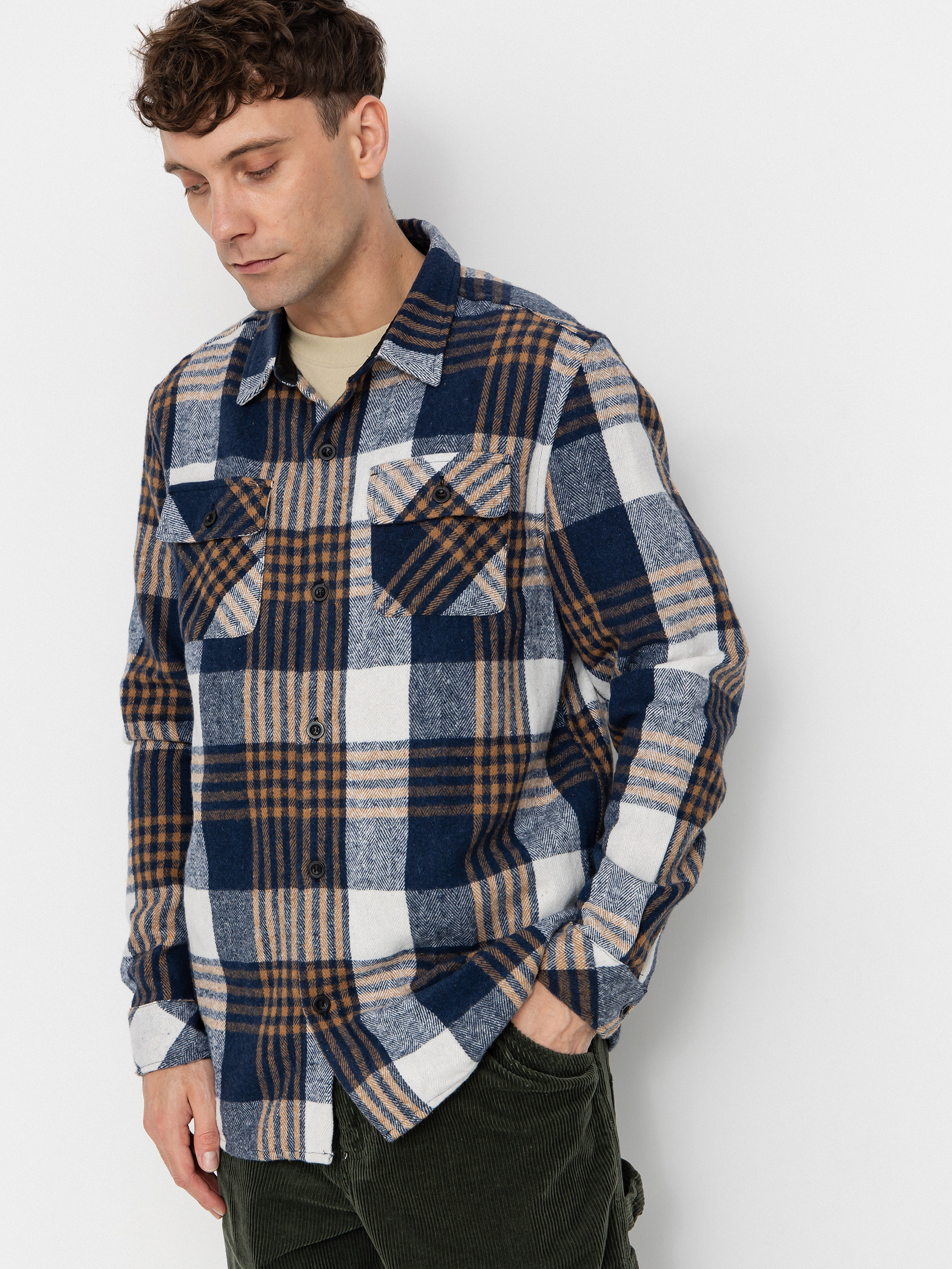 Junk De Luxe OXFORD LS - Overhemd - navy stripe/donkerblauw Junk De Luxe OXFORD LS - Overhemd - navy stripe/donkerblauw