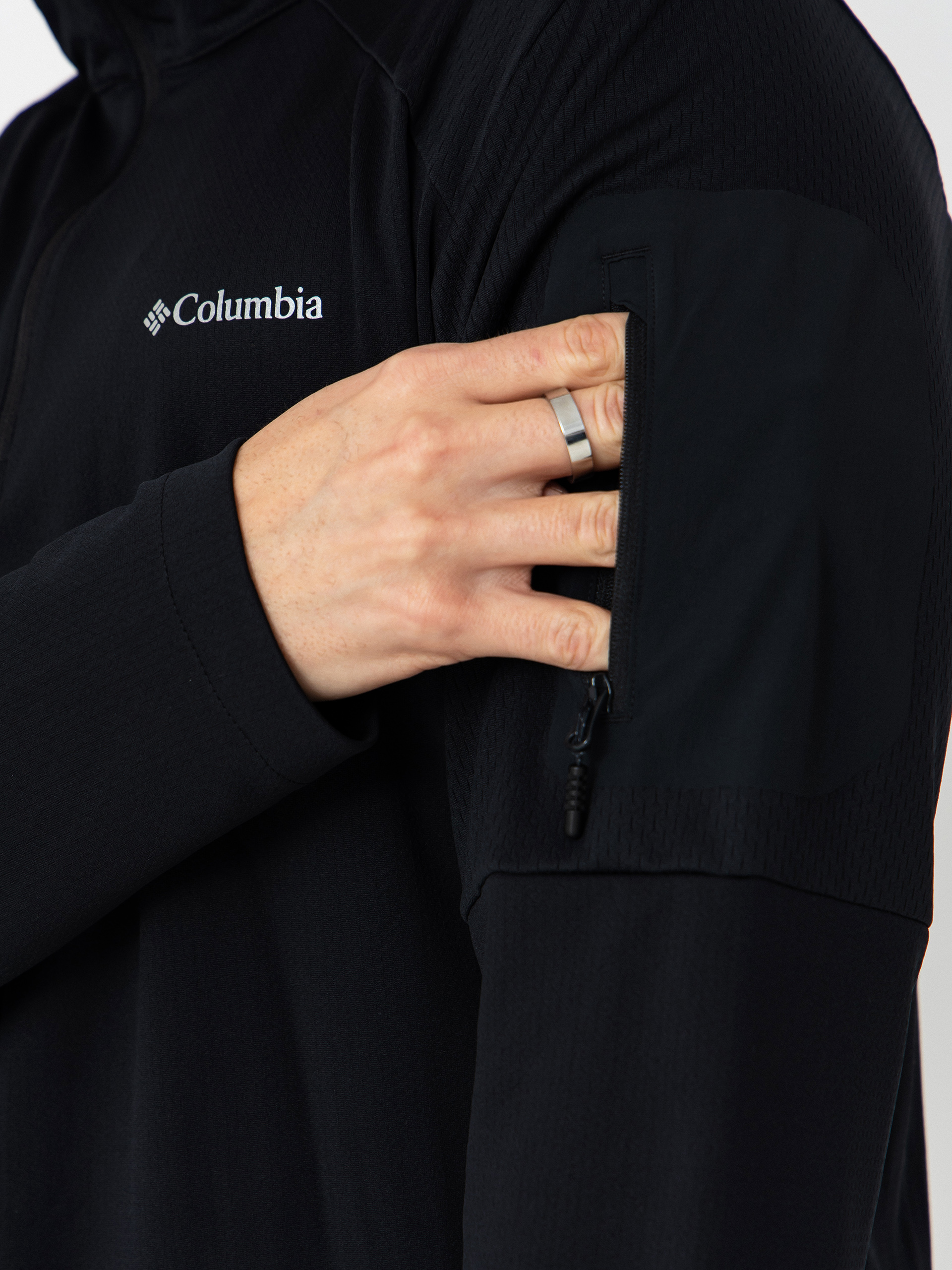 Columbia Fleece Tech Knit 1/4 Zip - black (black)