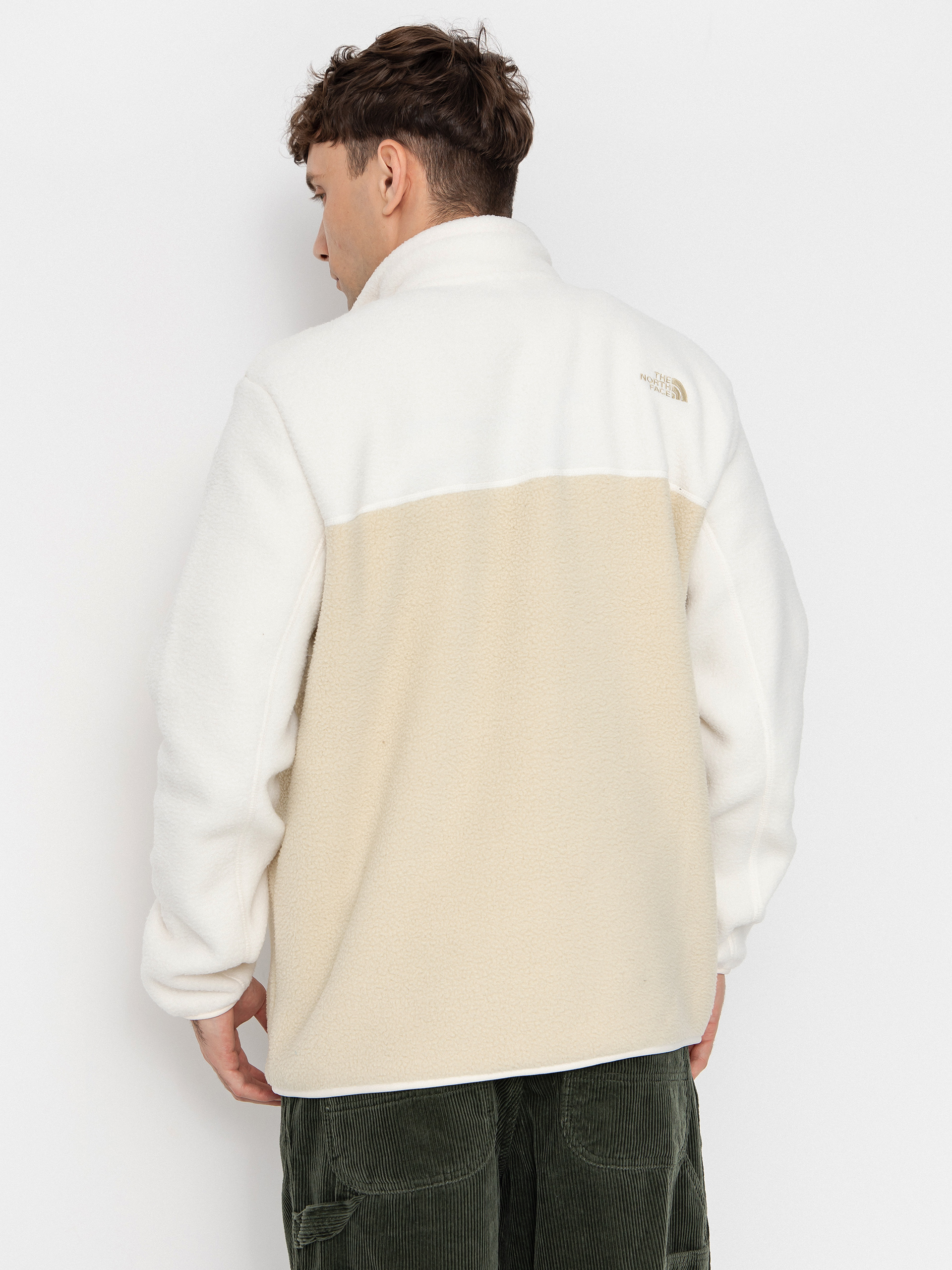 Mens The North Face Yumiori Fleece  (gravel/white dune/grave)