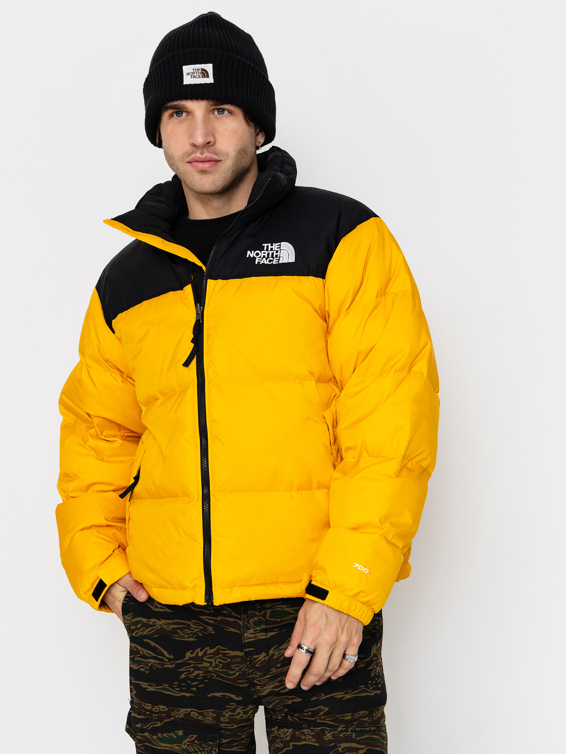 The North Face Jacket 1996 Retro Nuptse - grey (summit gold/tnf 
