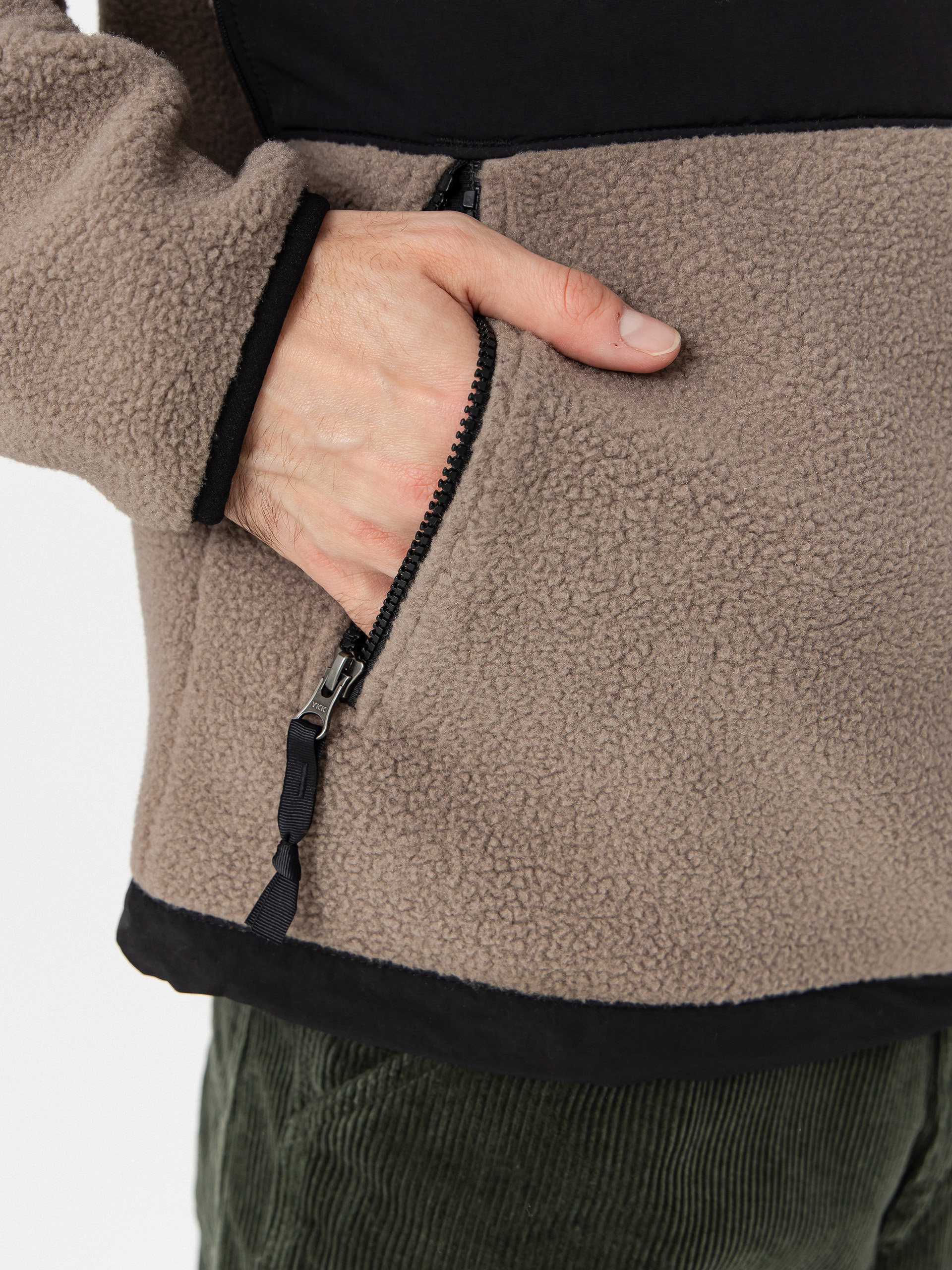 The North Face Retro Denali Jacke (mocha brown/tnf black)