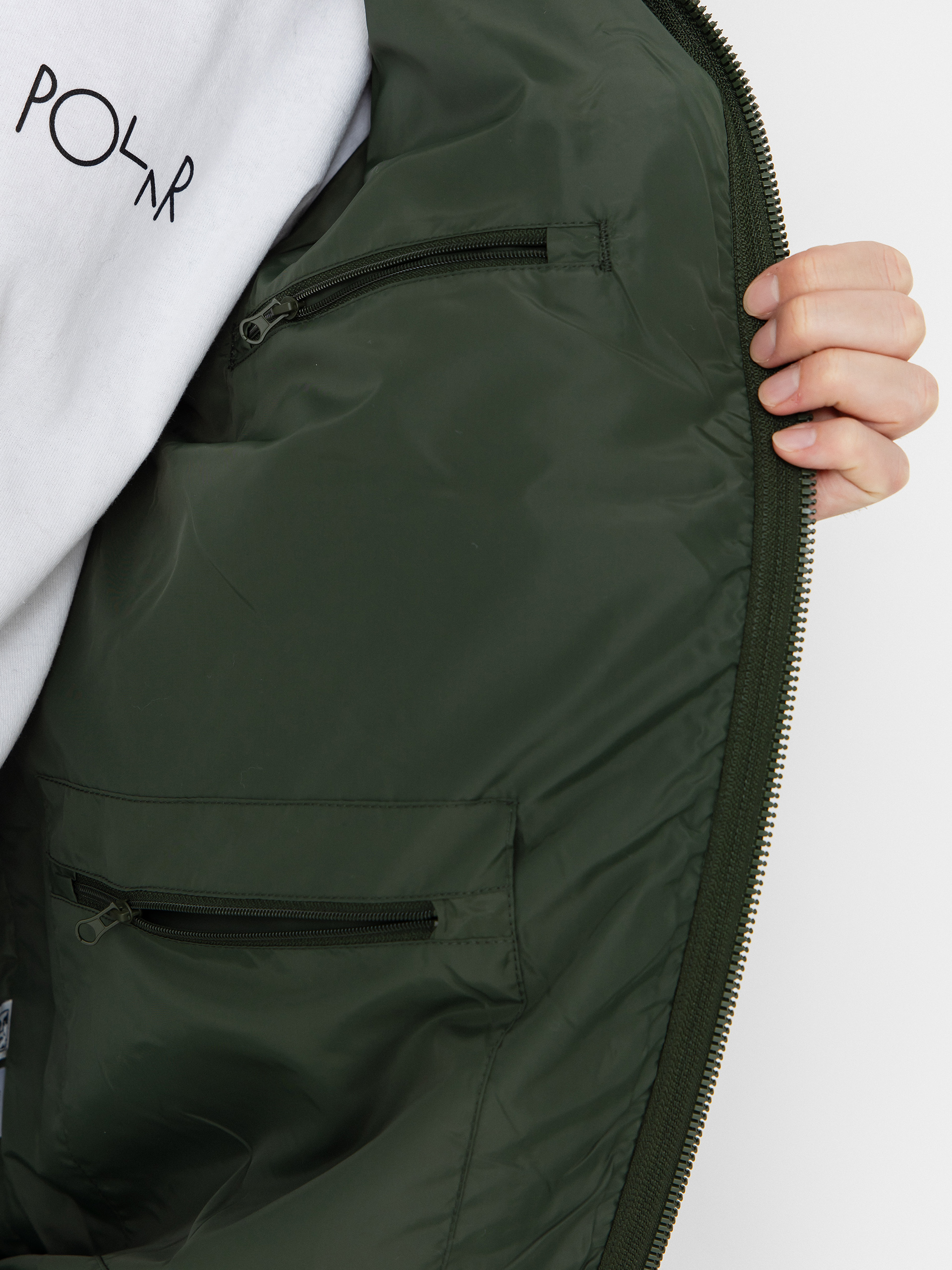 Herren OBEY Obey Shaggy Sherpa Fleece Jacke (kombu green multi)