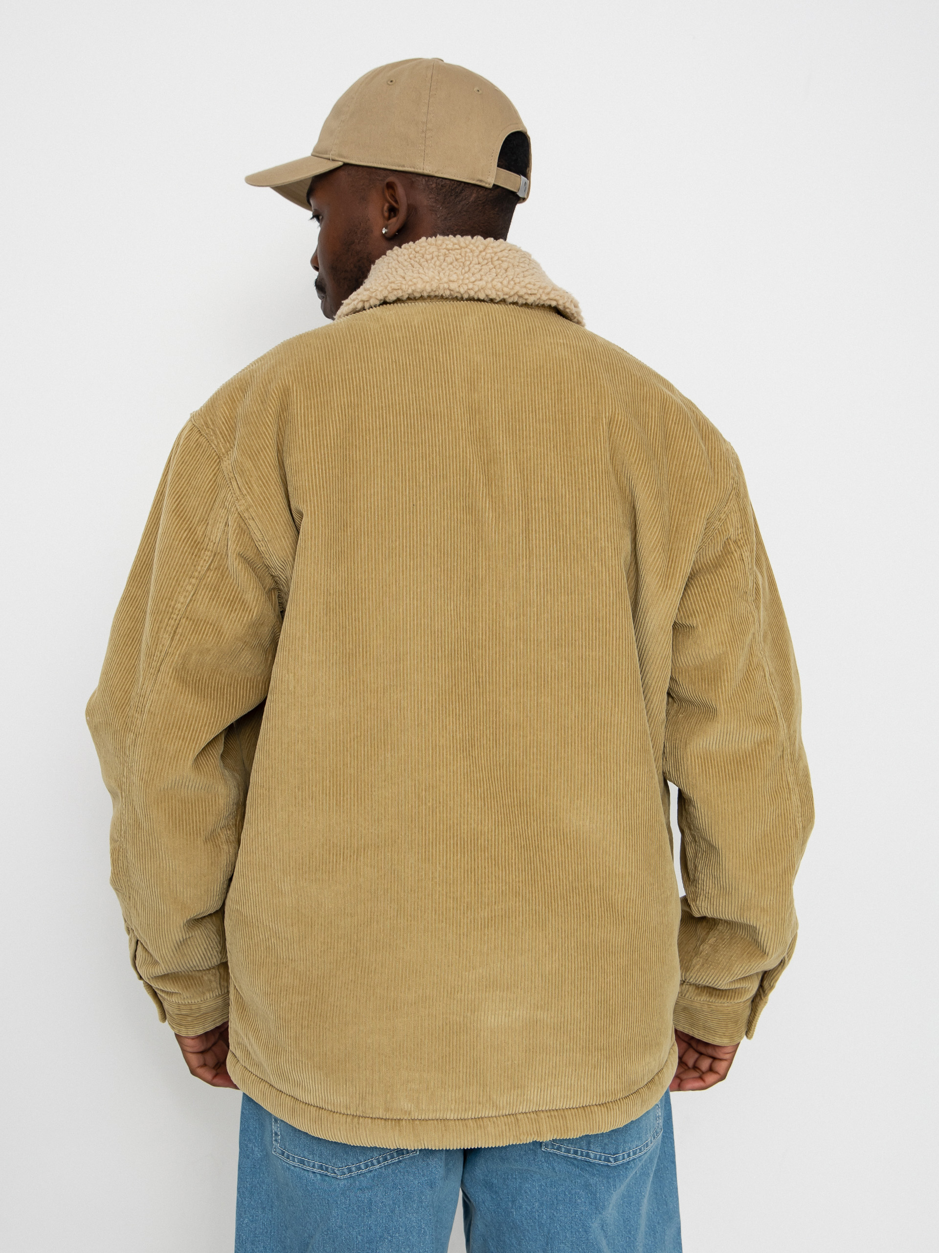 Quiksilver Jacke Dna Sherpa Harrington (sponge/grape leaf)