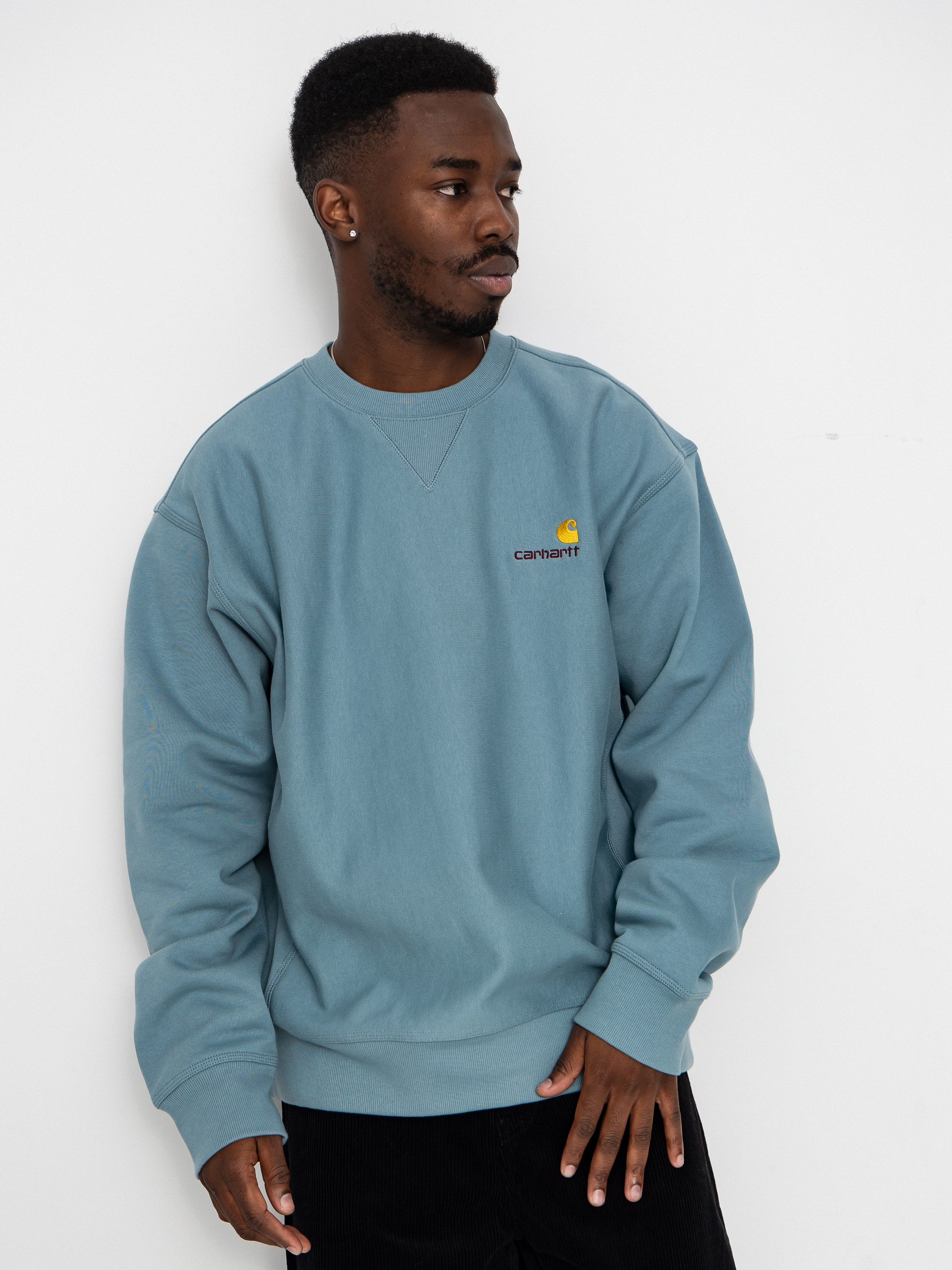 Carhartt WIP Sweatshirt American Script (citadel)