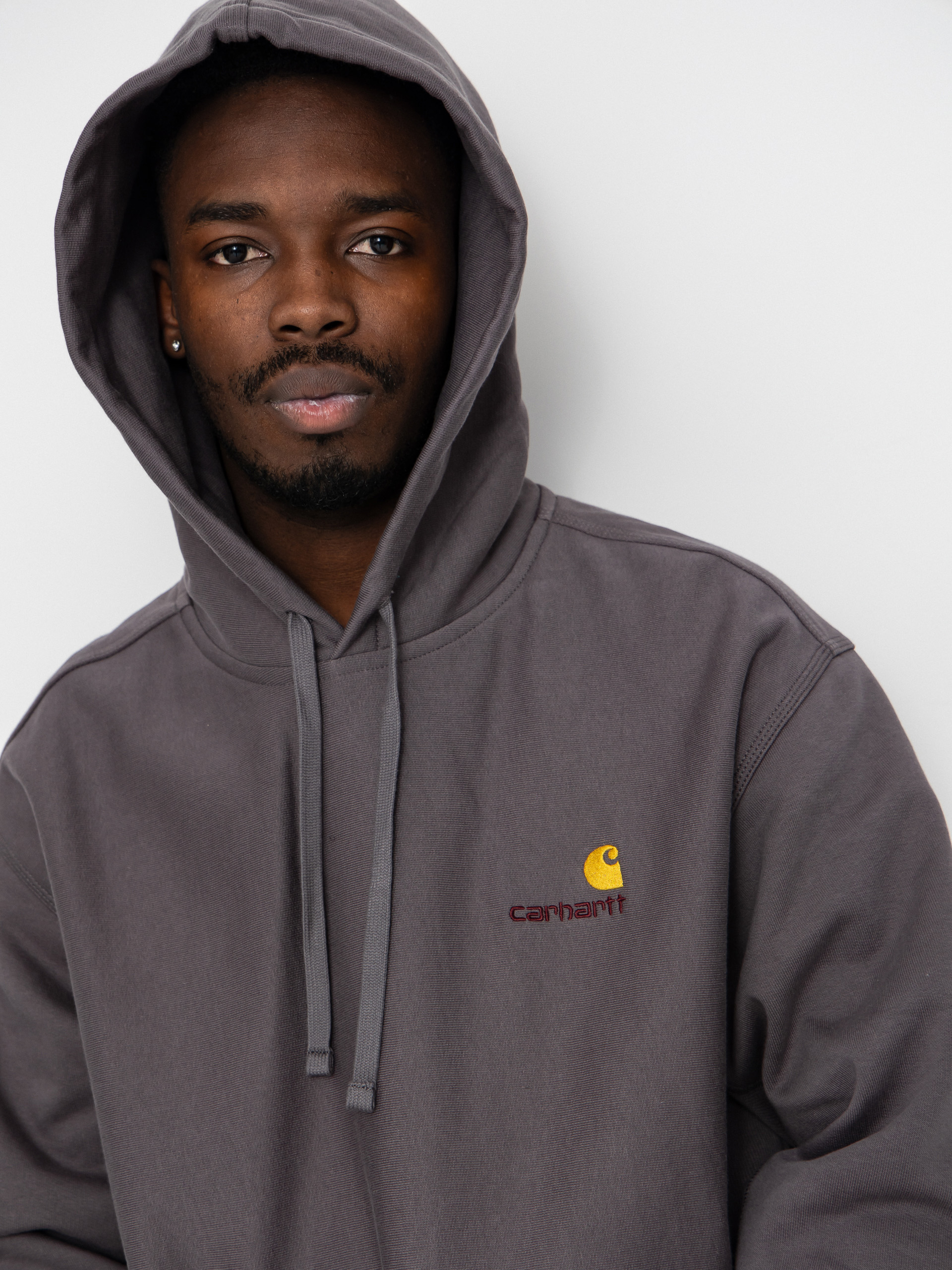 Carhartt WIP Hoodie American Script HD (porphyry)