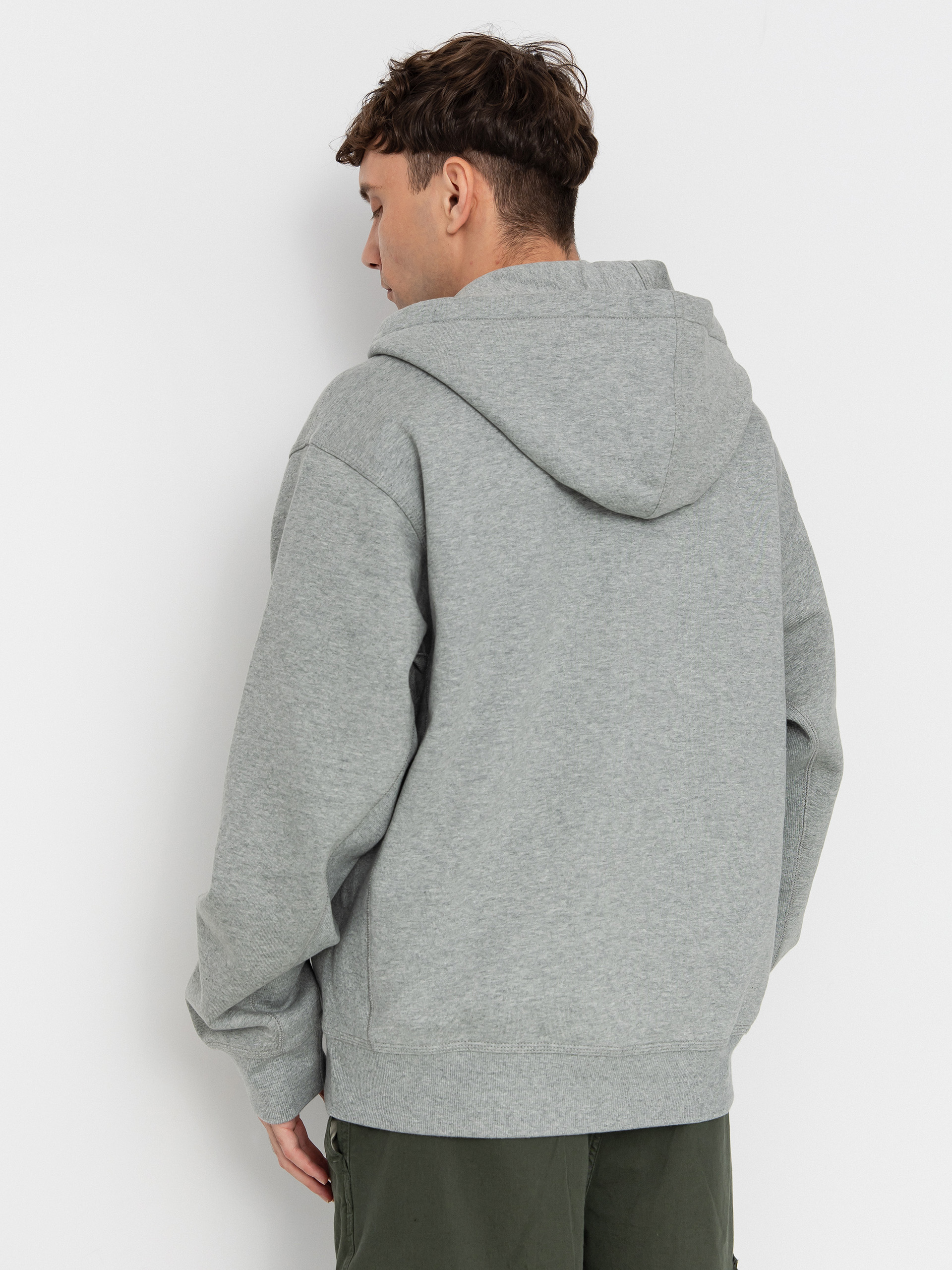 Carhartt WIP Hoodie American Script ZHD (grey heather)