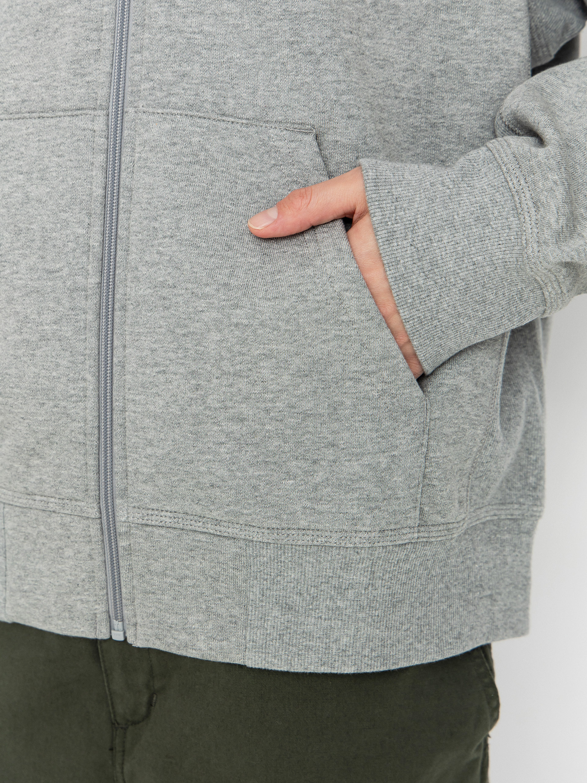 Carhartt WIP Hoodie American Script ZHD (grey heather)