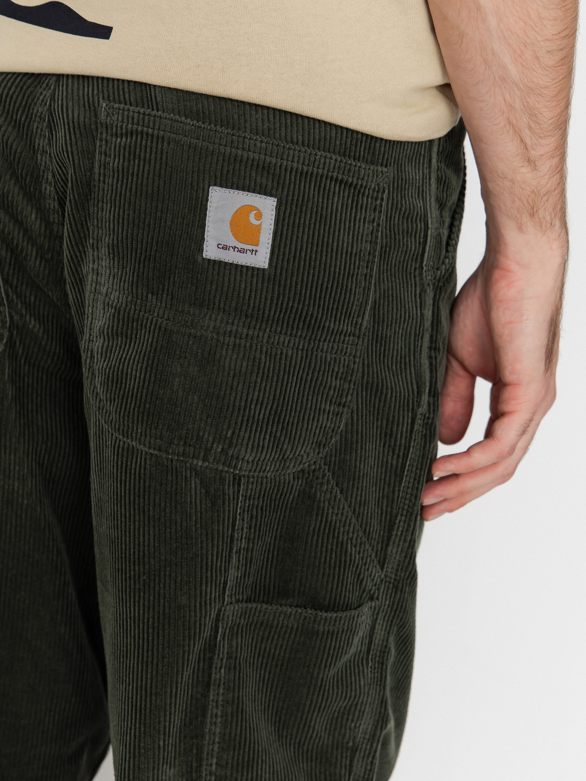 Carhartt WIP Pants Single Knee - green (opuntia/rinsed)