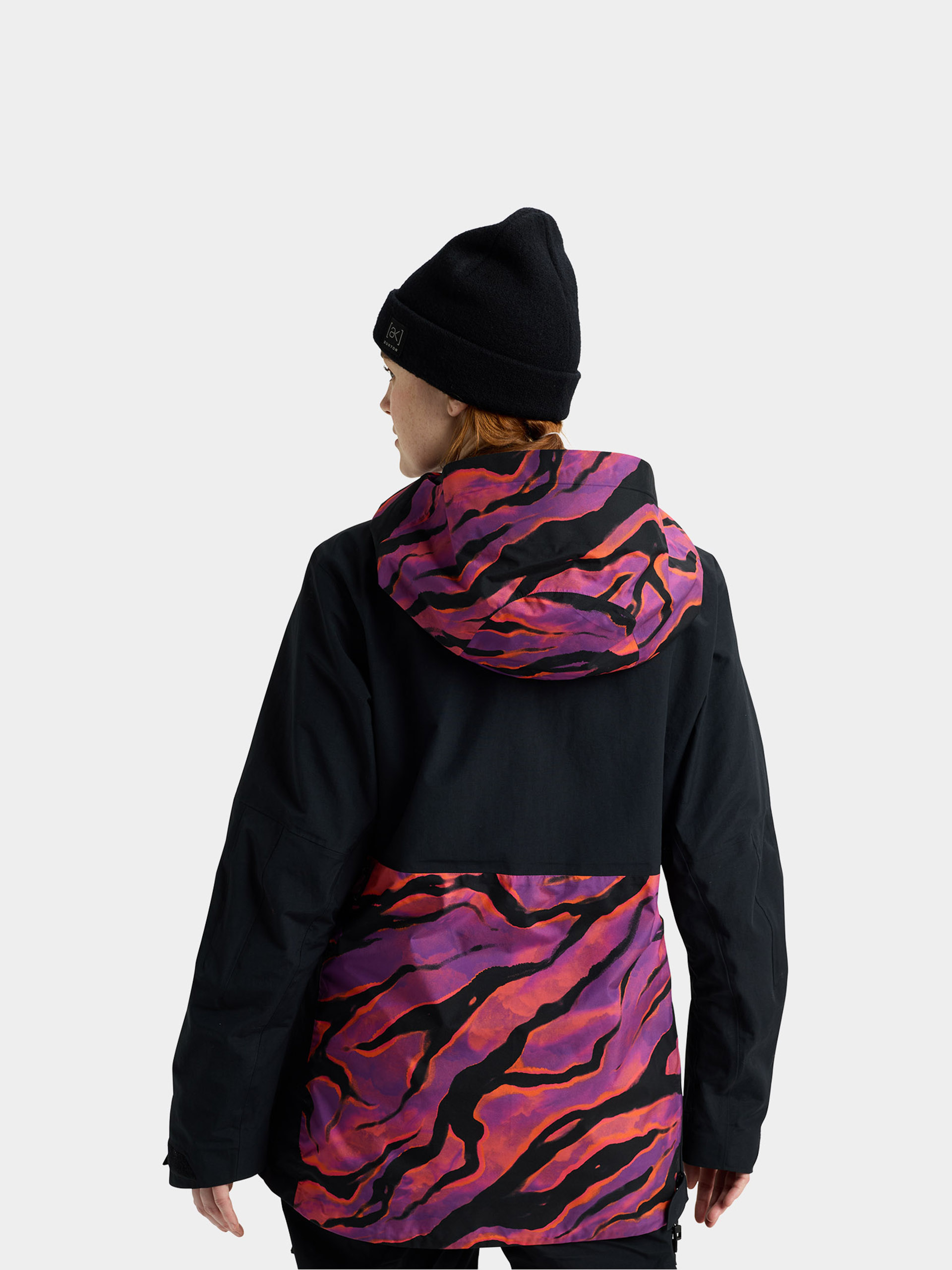 Womens Burton Snowboard jacket Ak Gore Tex Kimmy 2L Anorak (slash multi/true black)