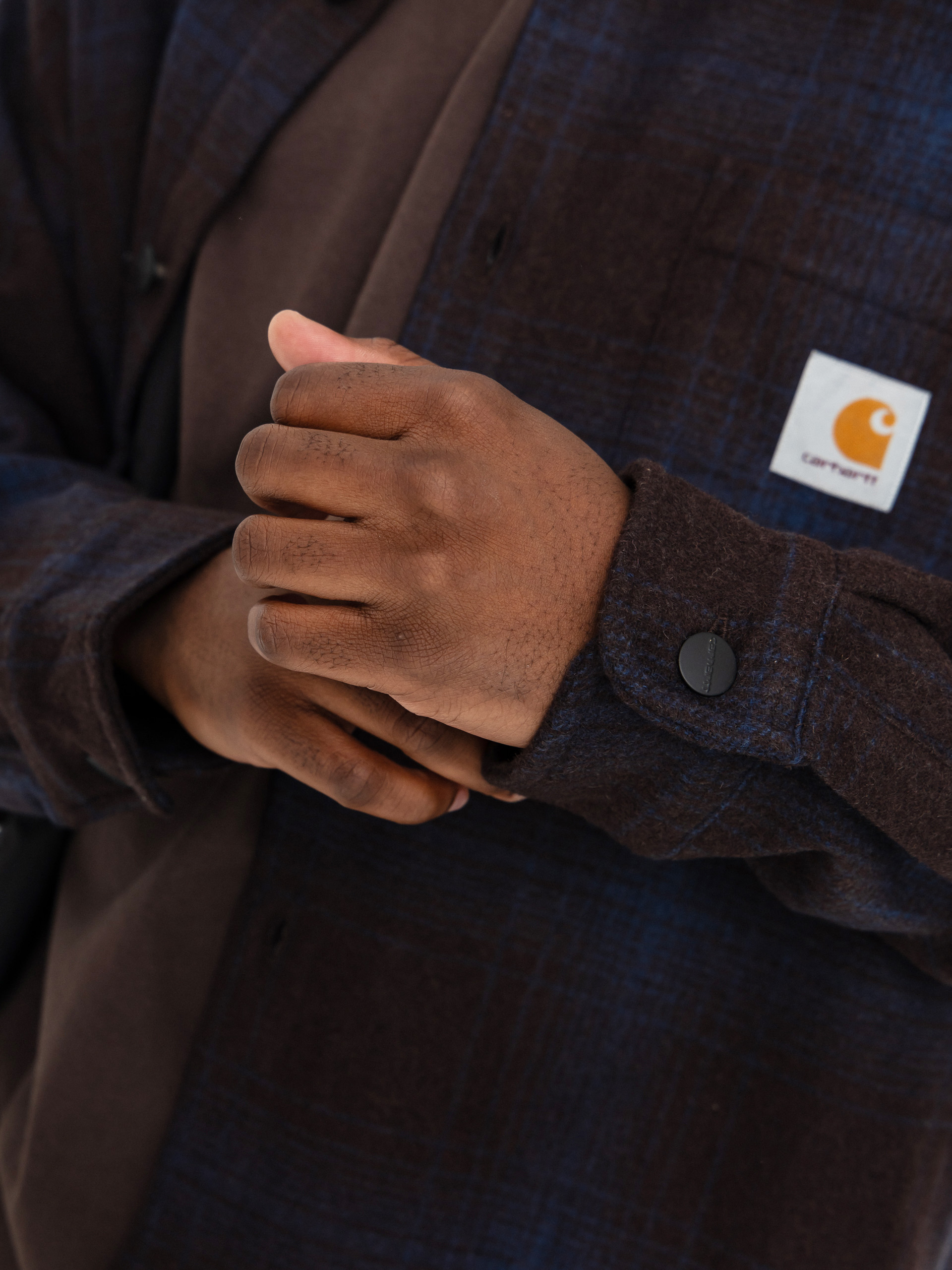 Carhartt WIP Jacket Brennan (brennan check/palisander/jupiter)