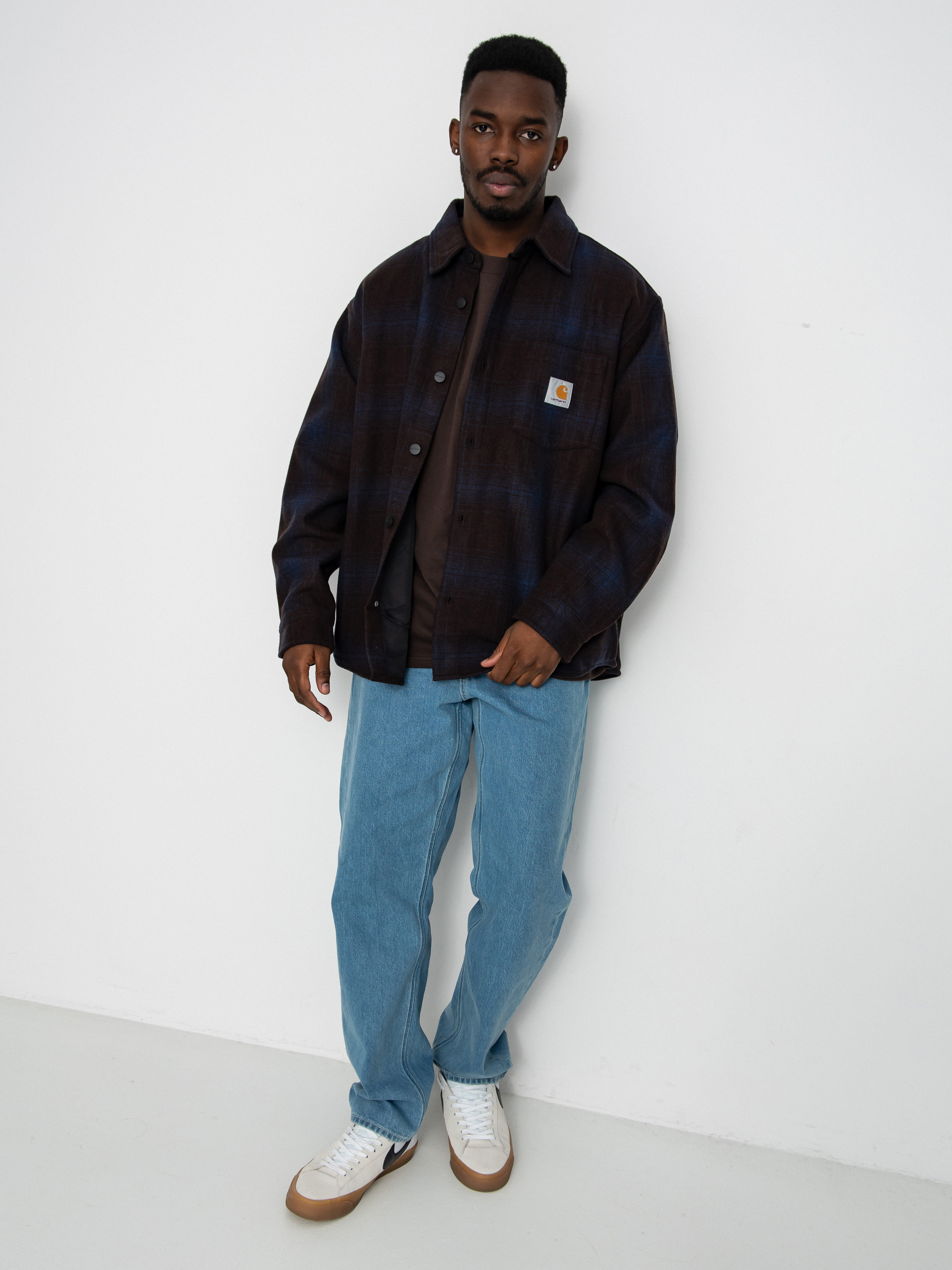 Carhartt WIP Jacket Brennan (brennan check/palisander/jupiter)