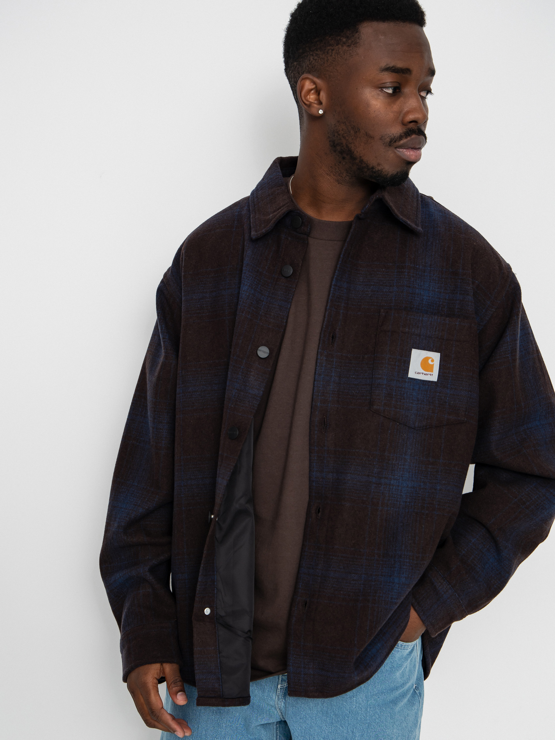 Carhartt WIP Jacket Brennan (brennan check/palisander/jupiter)