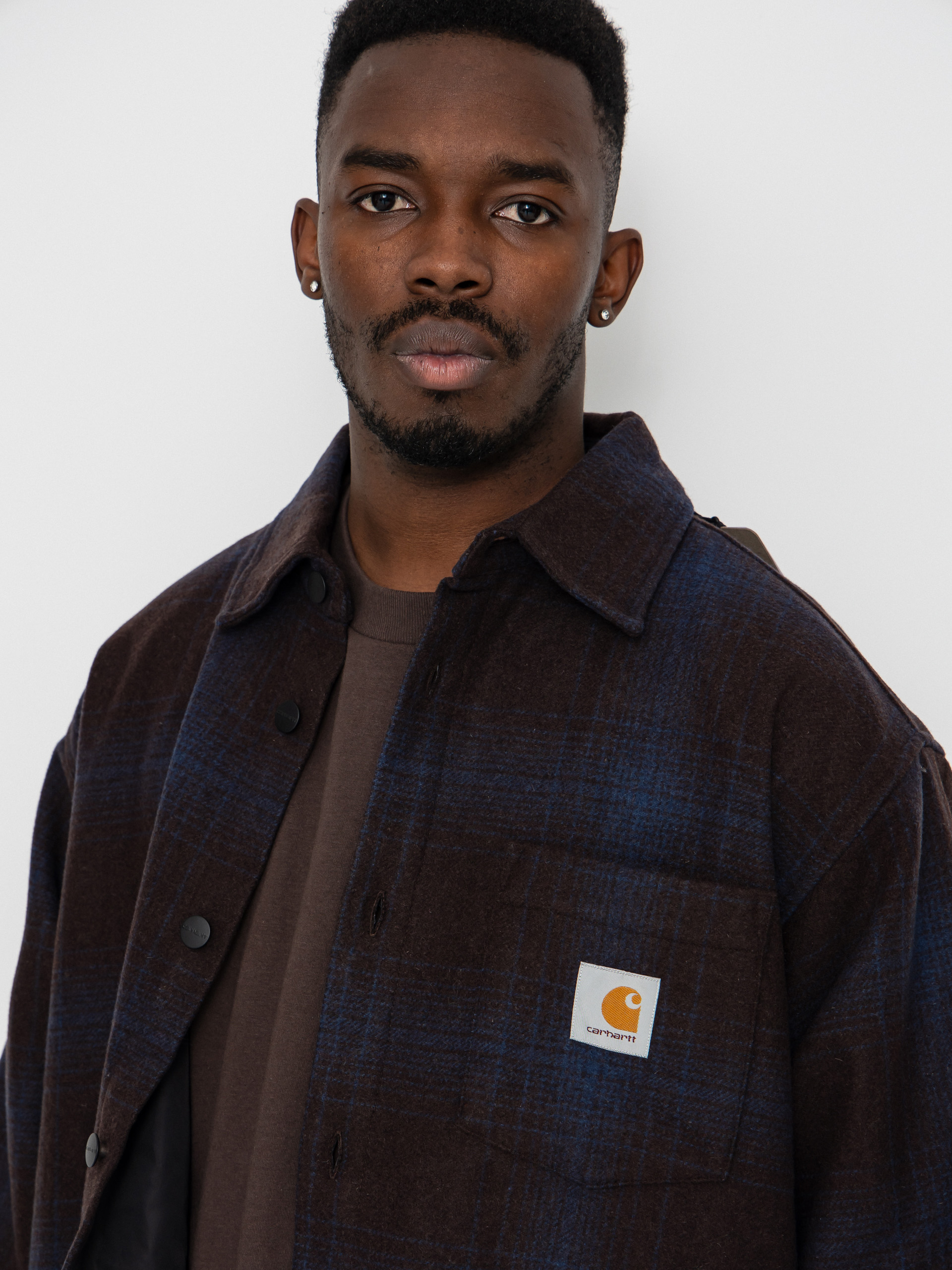 Carhartt WIP Jacke Brennan (brennan check/palisander/jupiter)