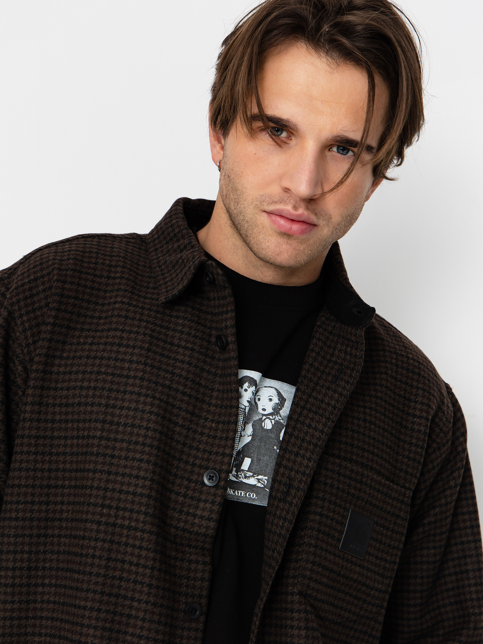 Carhartt WIP Shirt Lowis (lowis houndstooth/vitola heather)