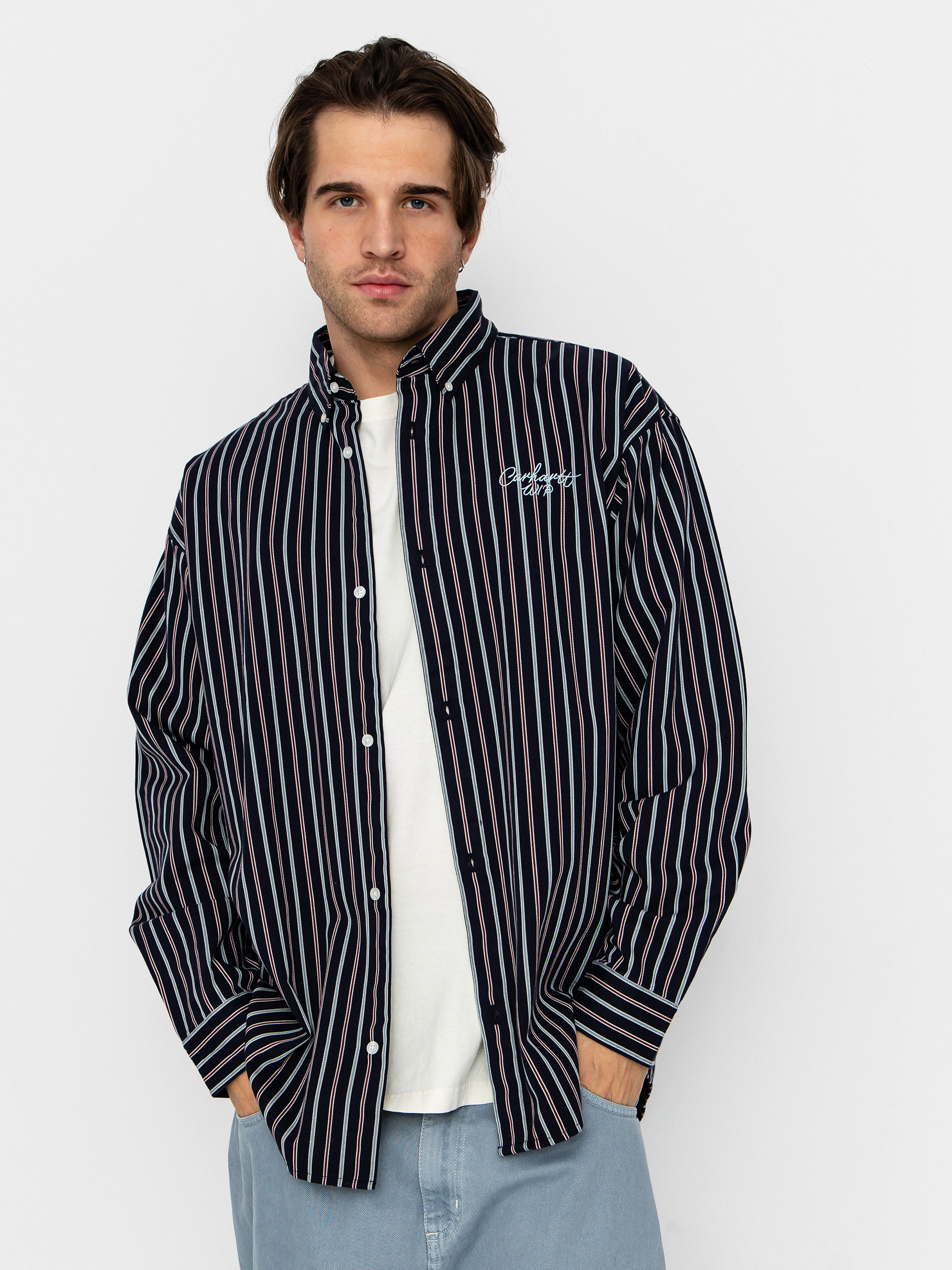 Carhartt WIP Shirt Palance (palance stripe/dark navy)