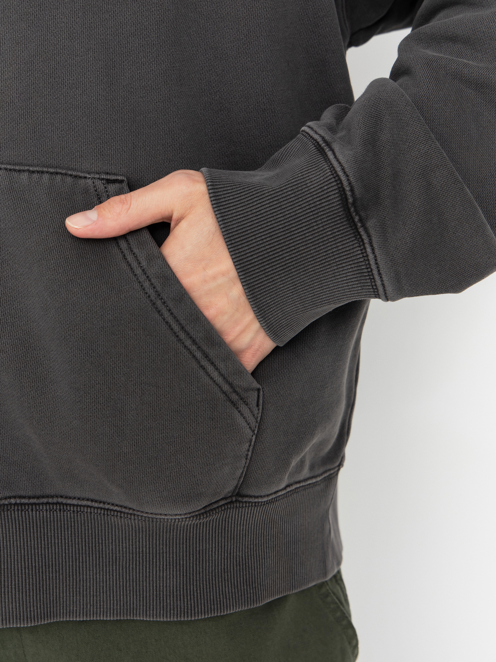 Carhartt WIP Hoodie Benton ZHD (graphite/garment dyed)