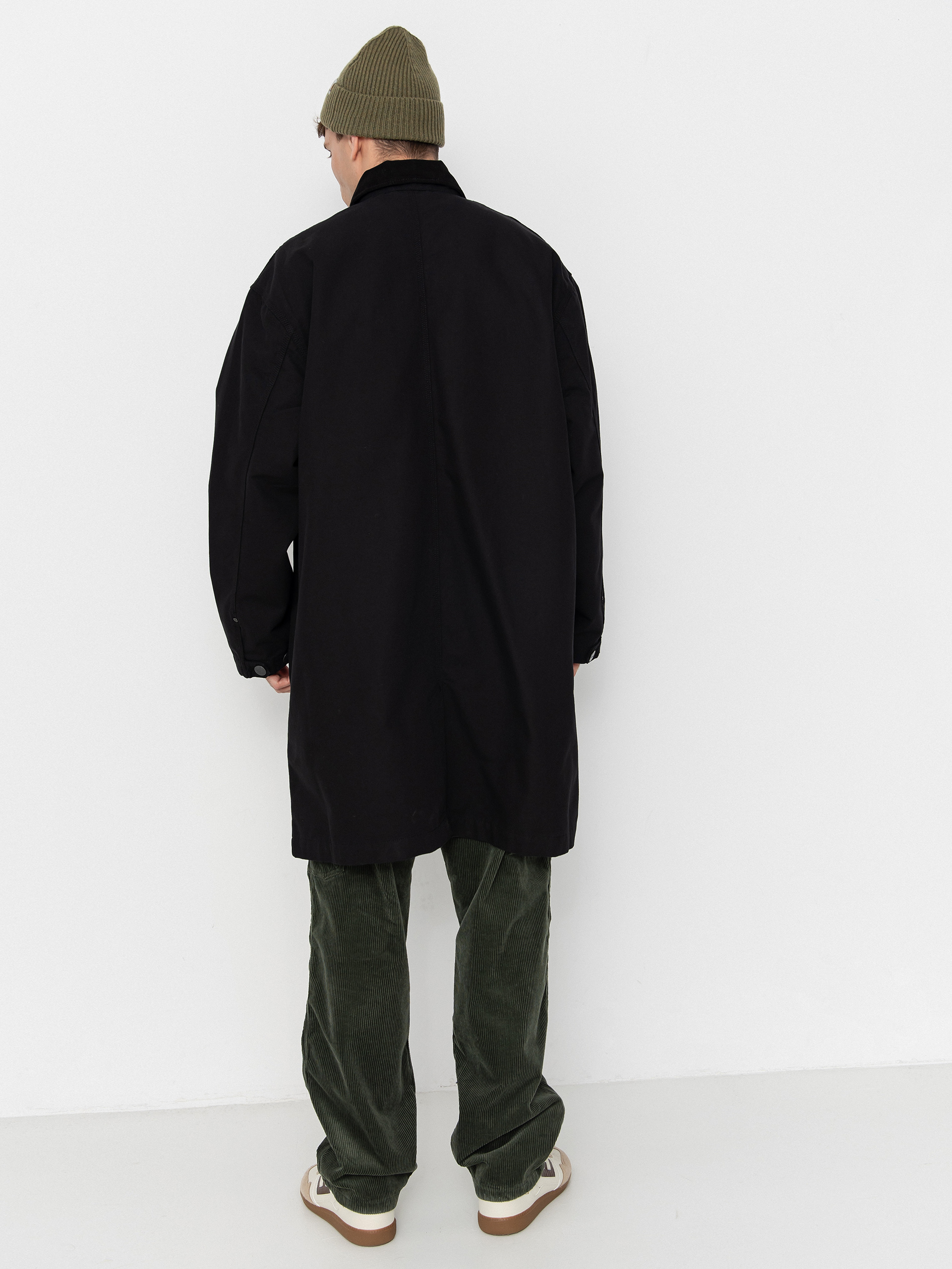 Carhartt WIP Mantel Webster Coat (black/black/rinsed)