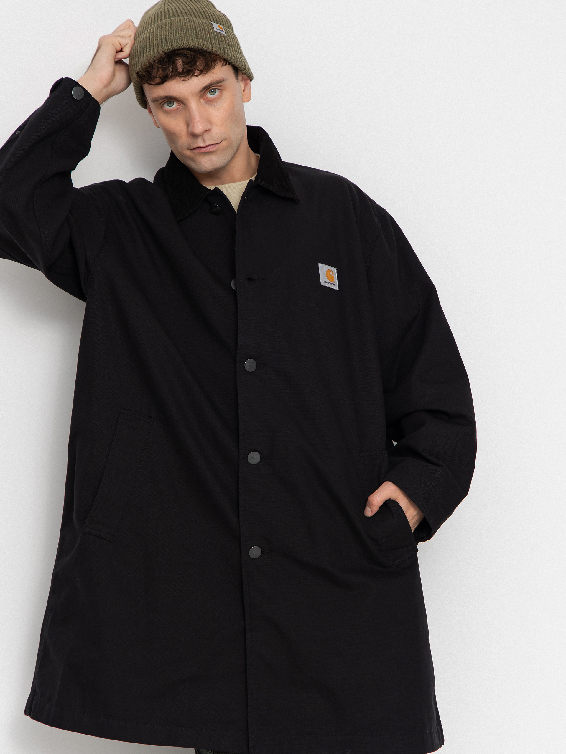 Carhartt WIP Coat Webster Coat (black/black/rinsed)