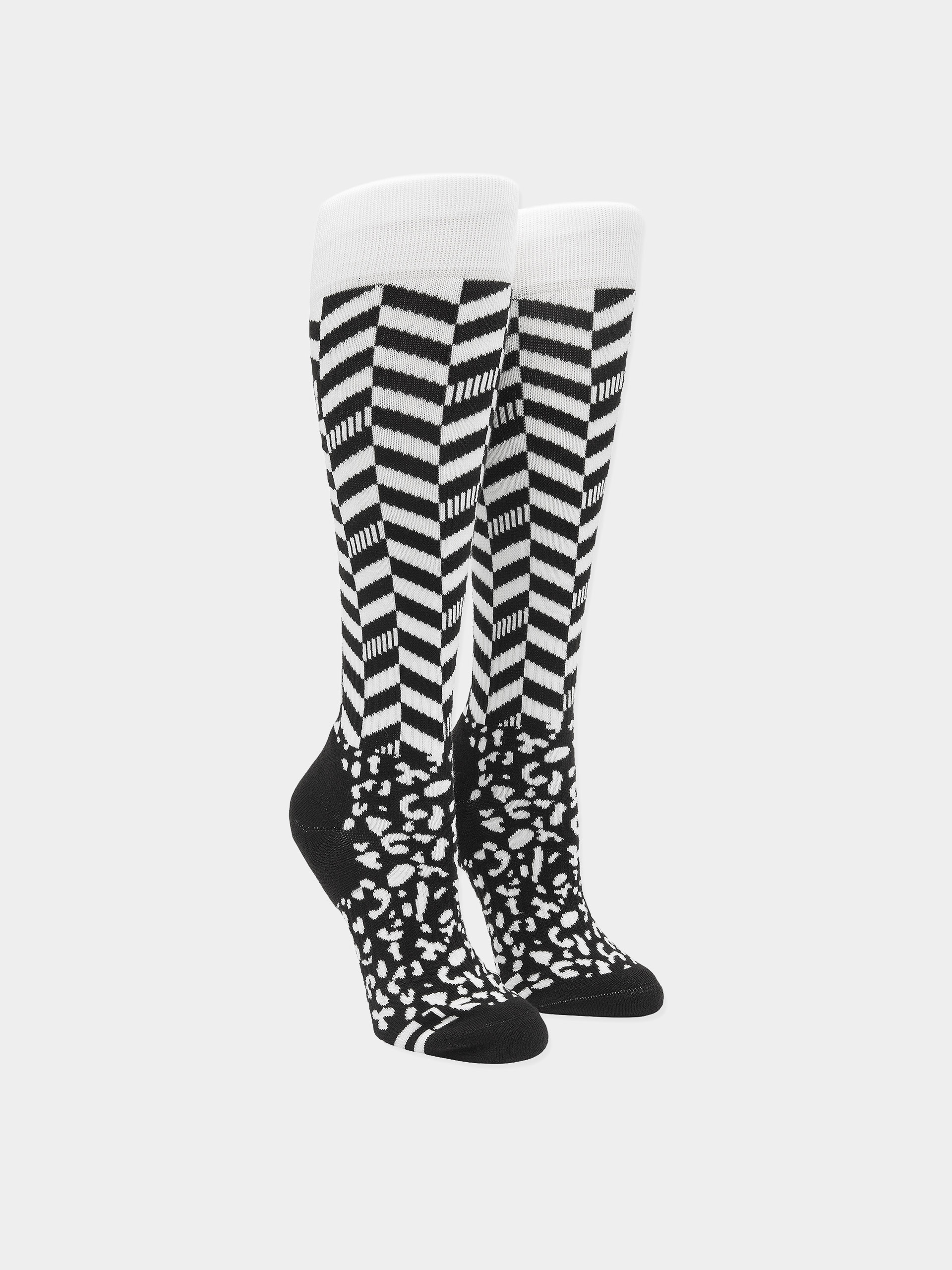 Volcom Socks Cheetah Chev Otc Wmn (black)