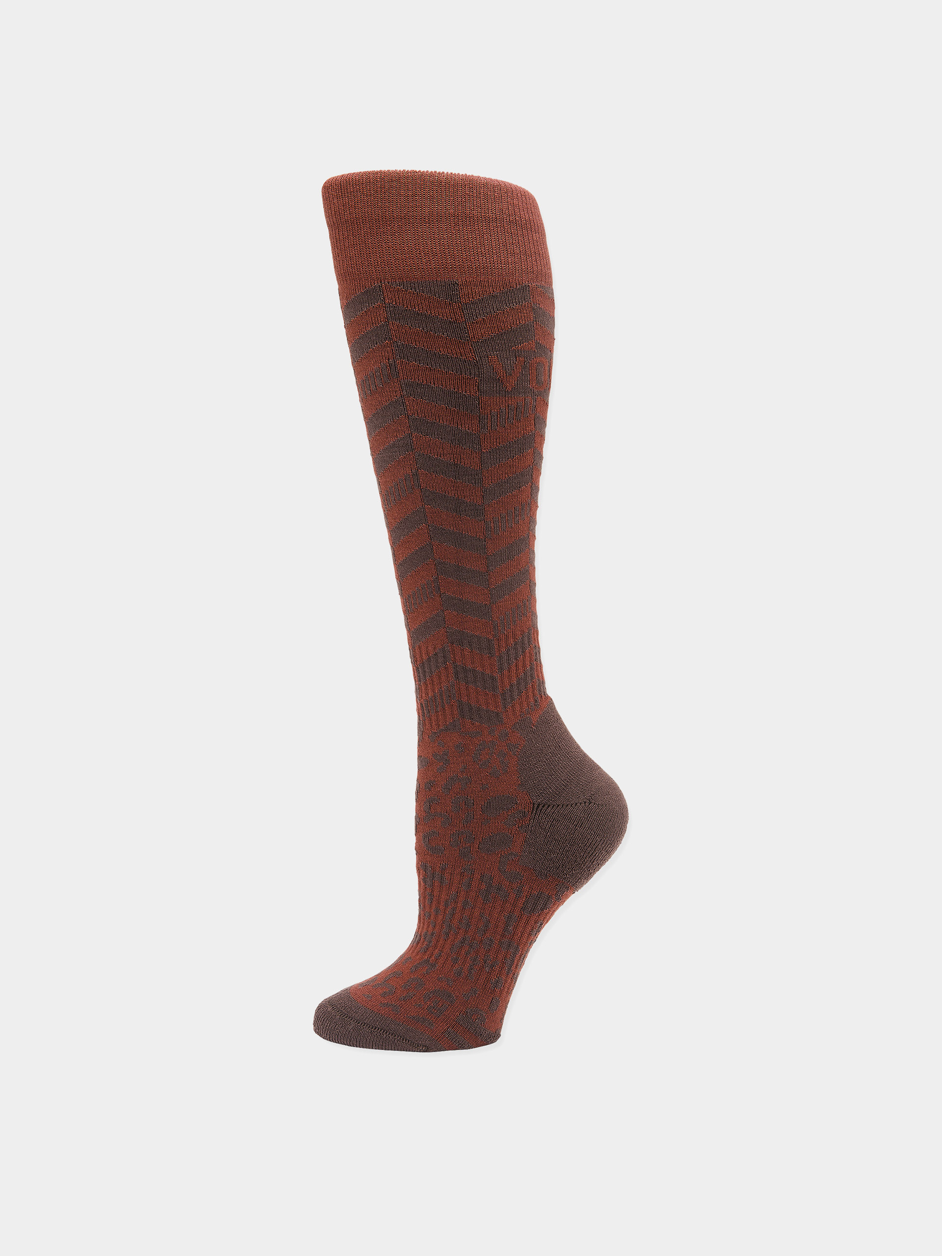 Volcom Socken Cheetah Chev Otc Wmn (henna)
