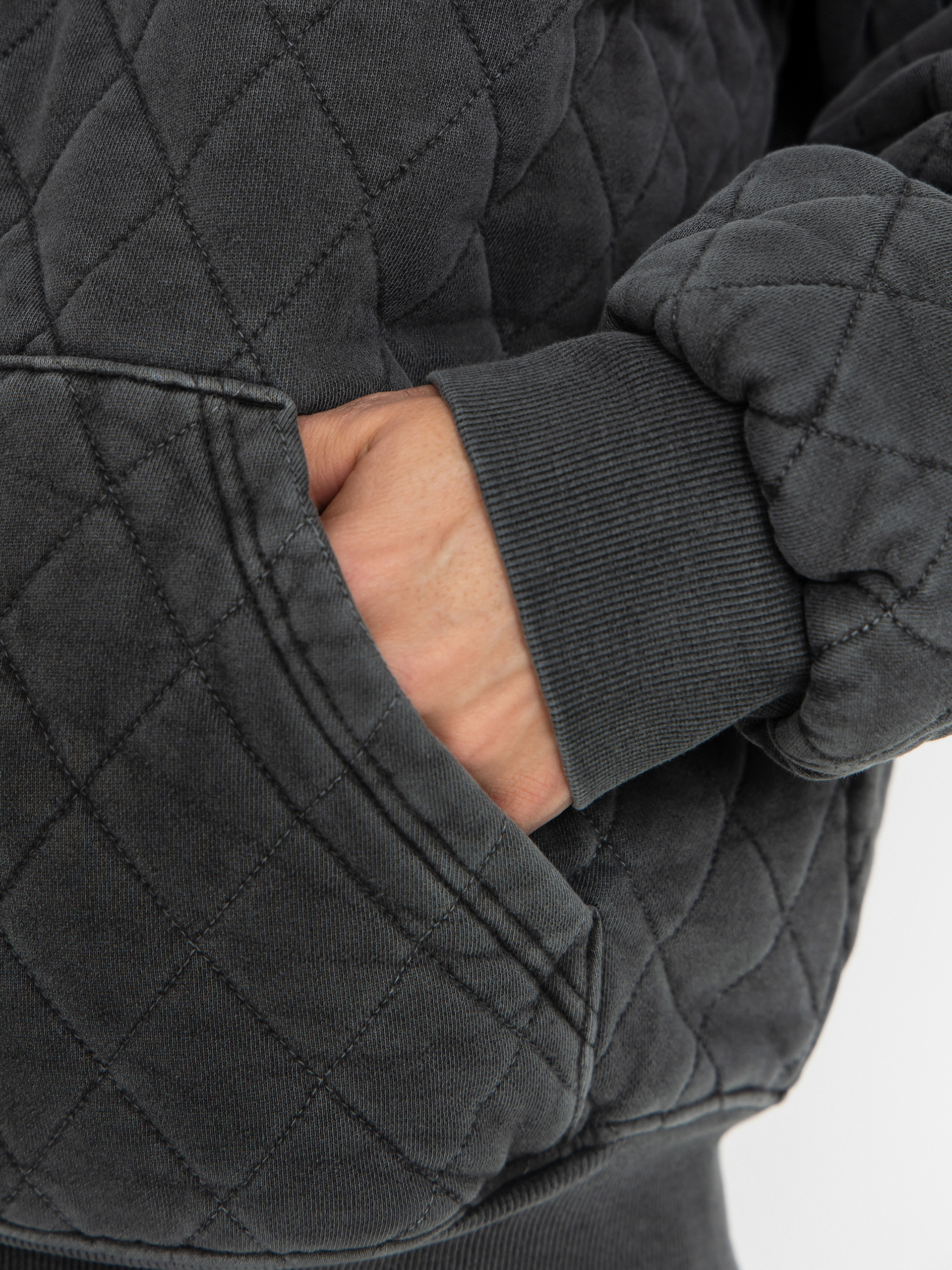 Carhartt WIP Vista Quilted ZHD Jacke (black/garment dyed)
