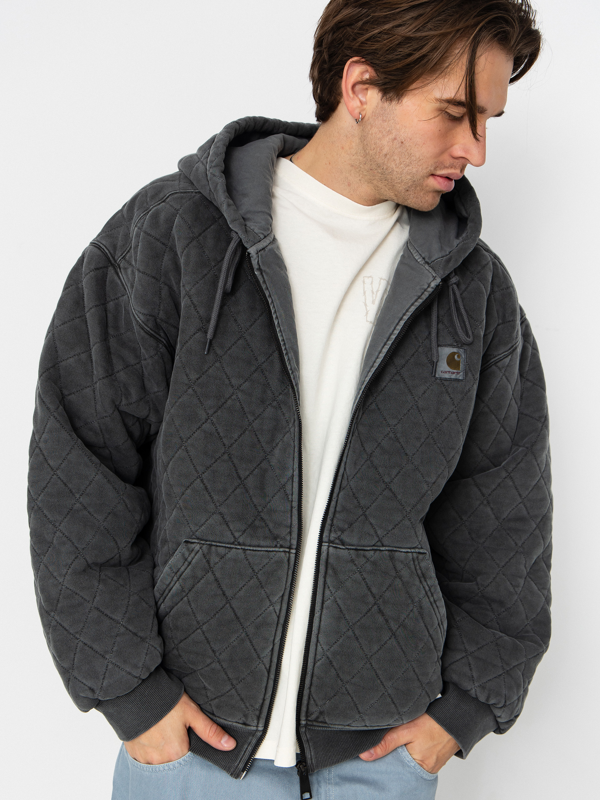 Carhartt WIP Vista Quilted ZHD Jacket - black, grey (black/garment