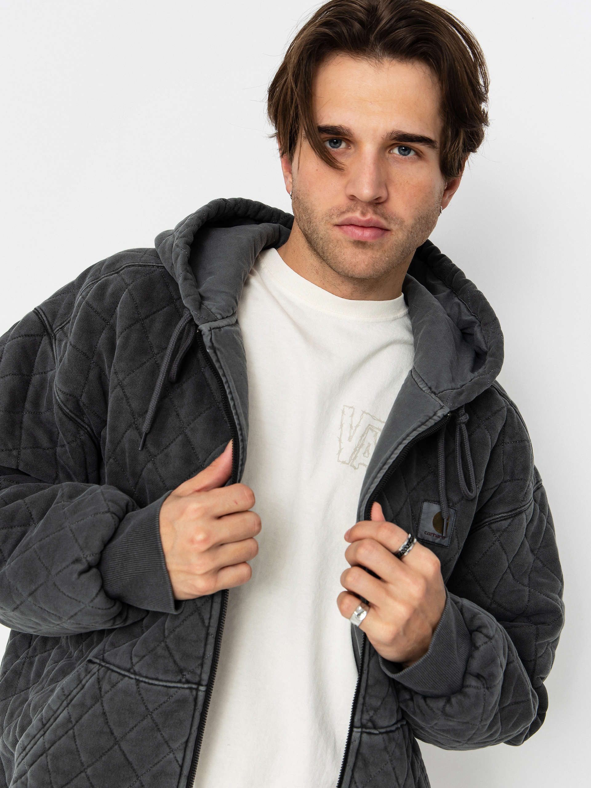 Carhartt WIP Vista Quilted ZHD Jacket - black, grey (black/garment
