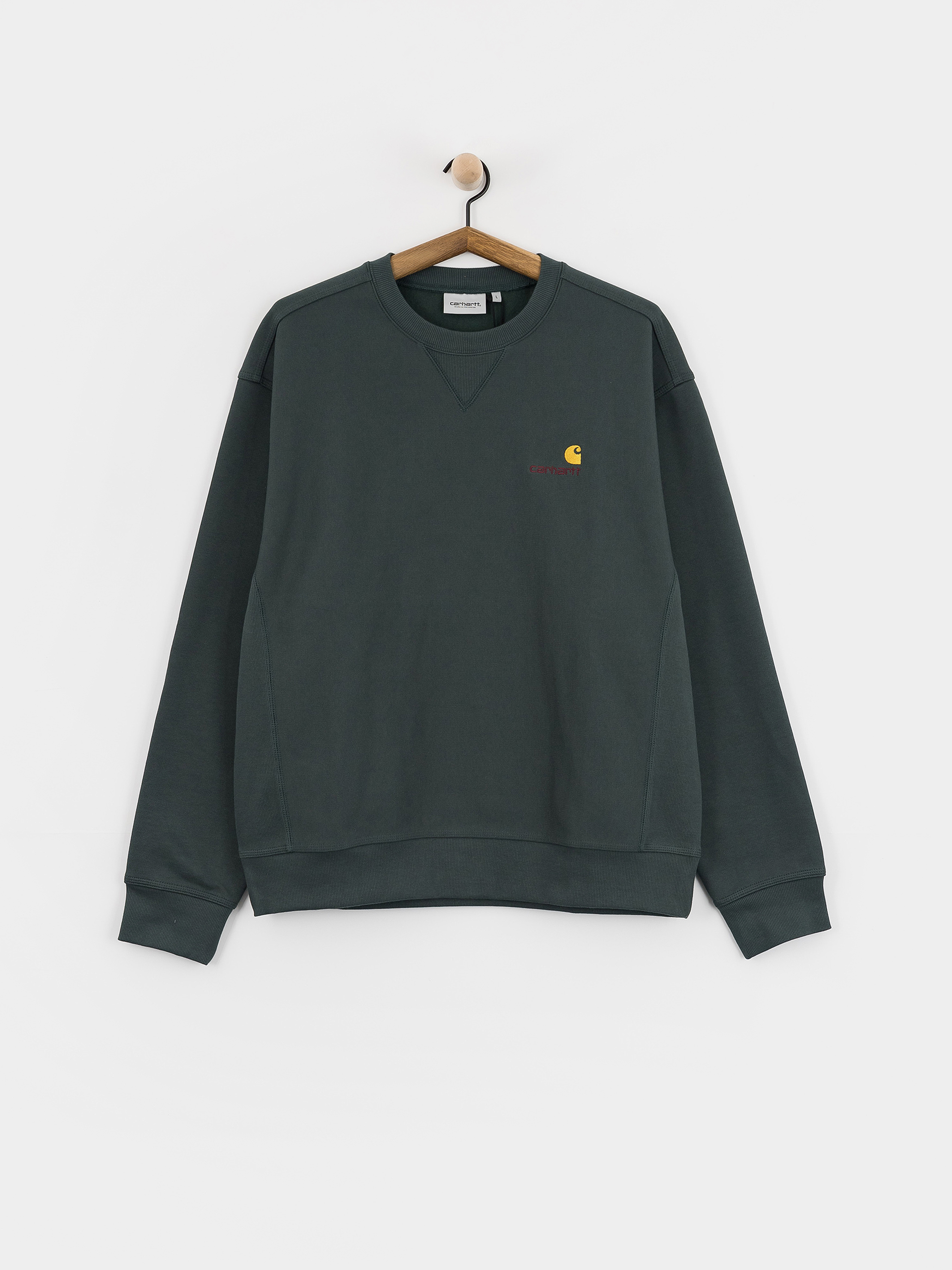 Carhartt WIP Sweatshirt American Script (kale green)