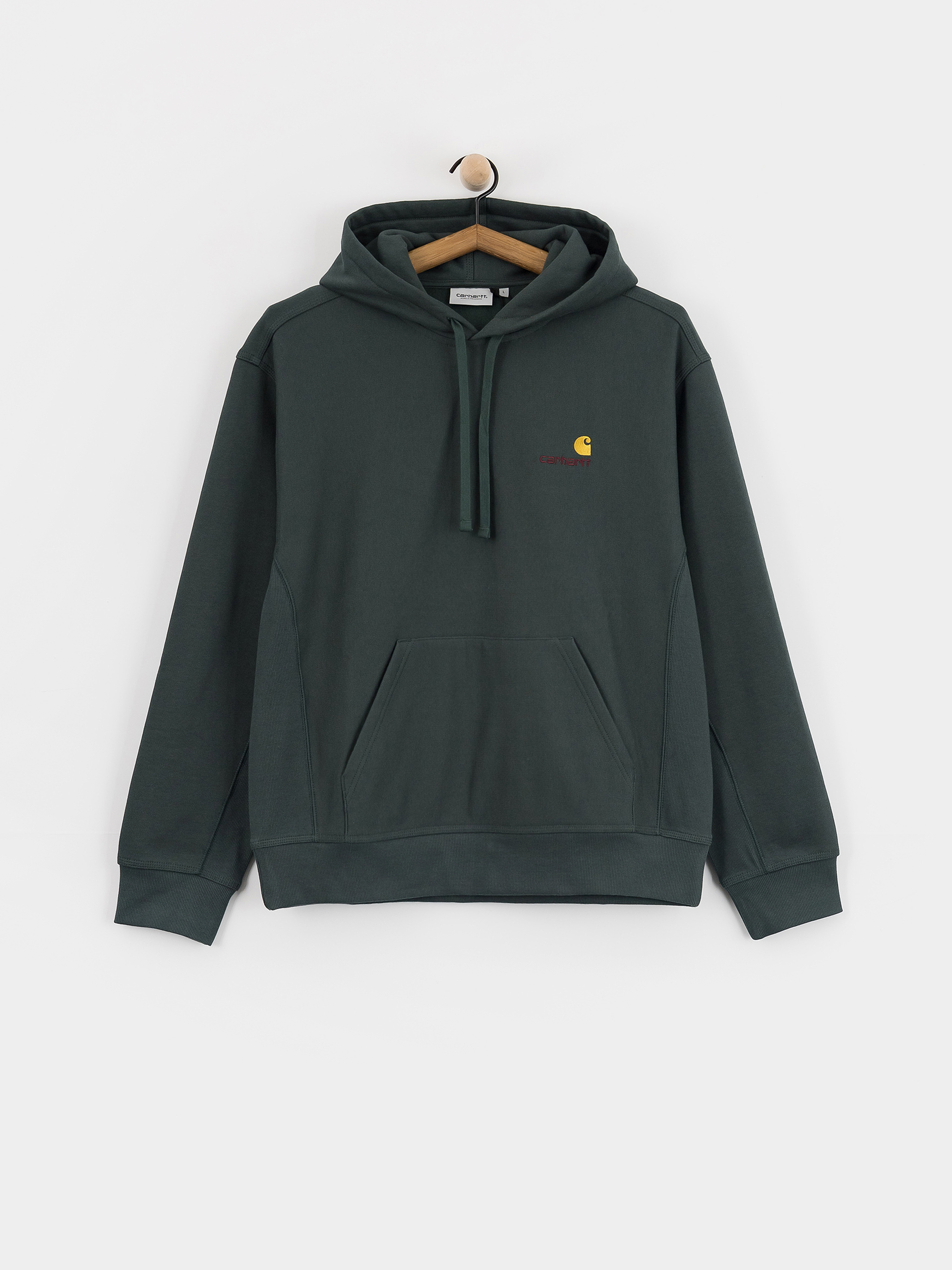 Carhartt WIP Hoodie American Script HD (kale green)
