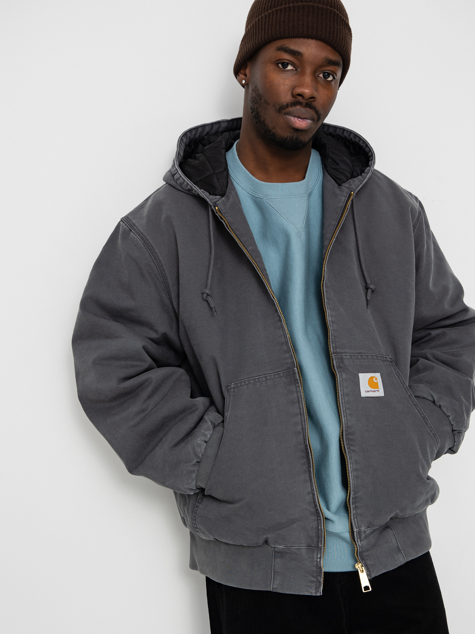 Carhartt WIP Jacket OG Active (graphite/stone canvas)