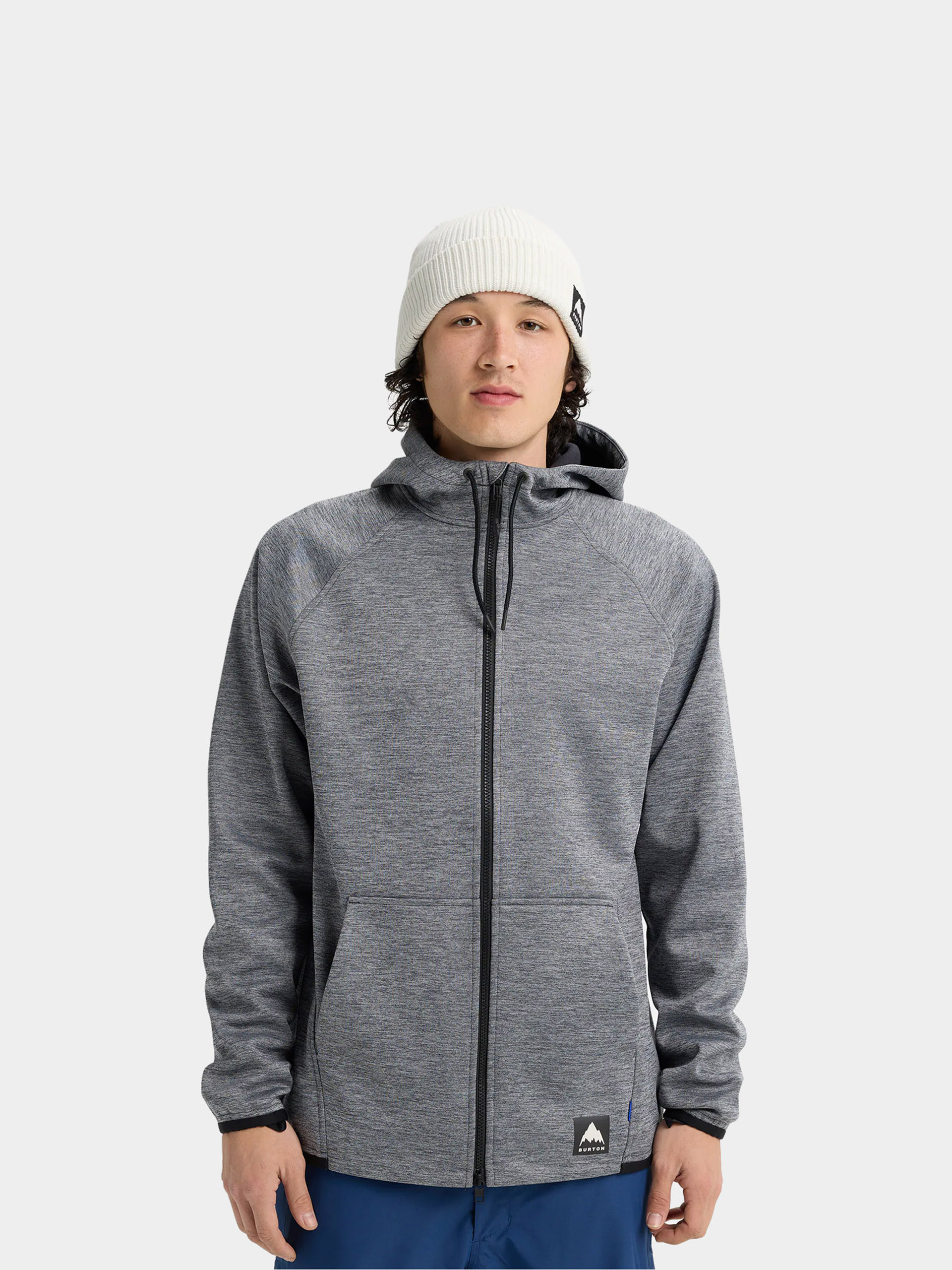 Mens Burton Active sweatshirt Crown ZHD (true black heather)