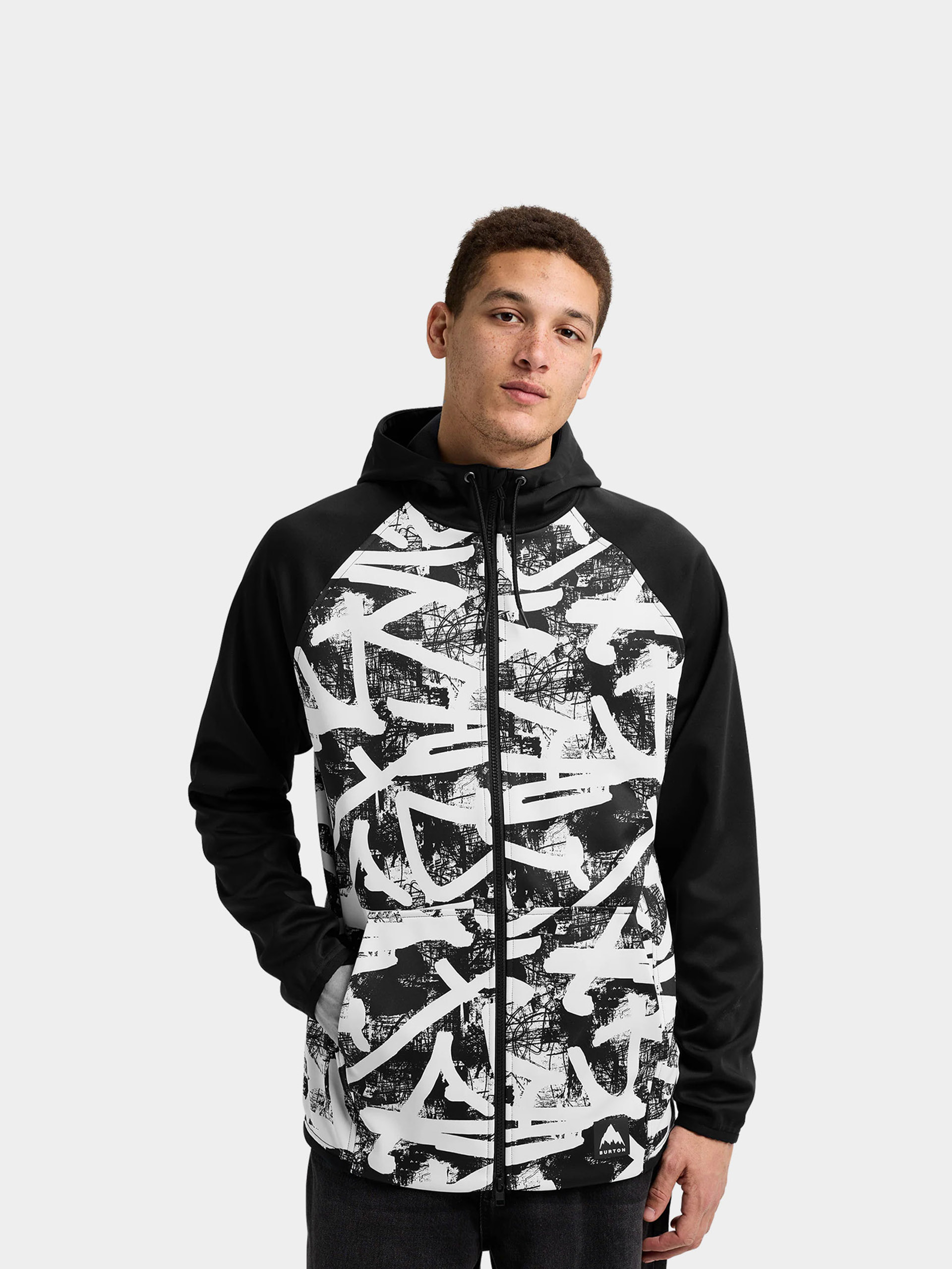 Herren Burton Aktives Sweatshirt Crown ZHD (city streets/true black)