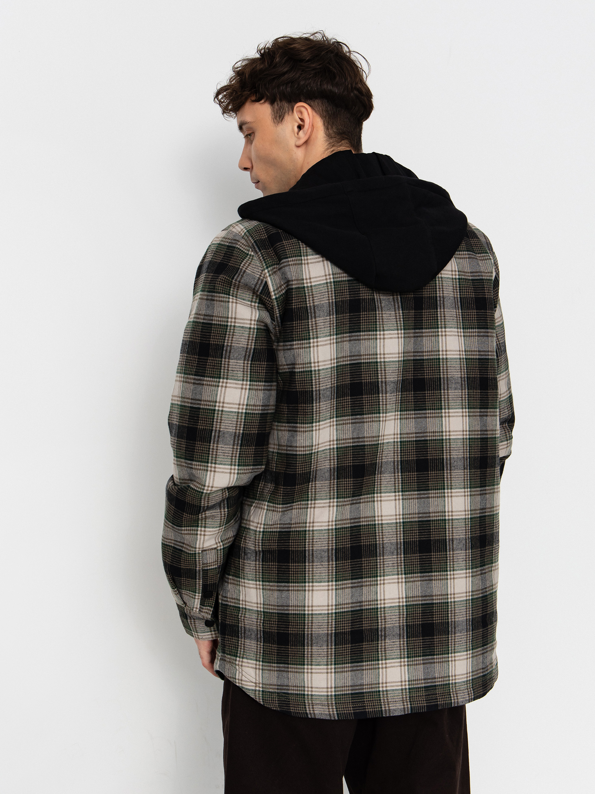 Volcom Jacket Kenson Ins Flannel - black (black green)